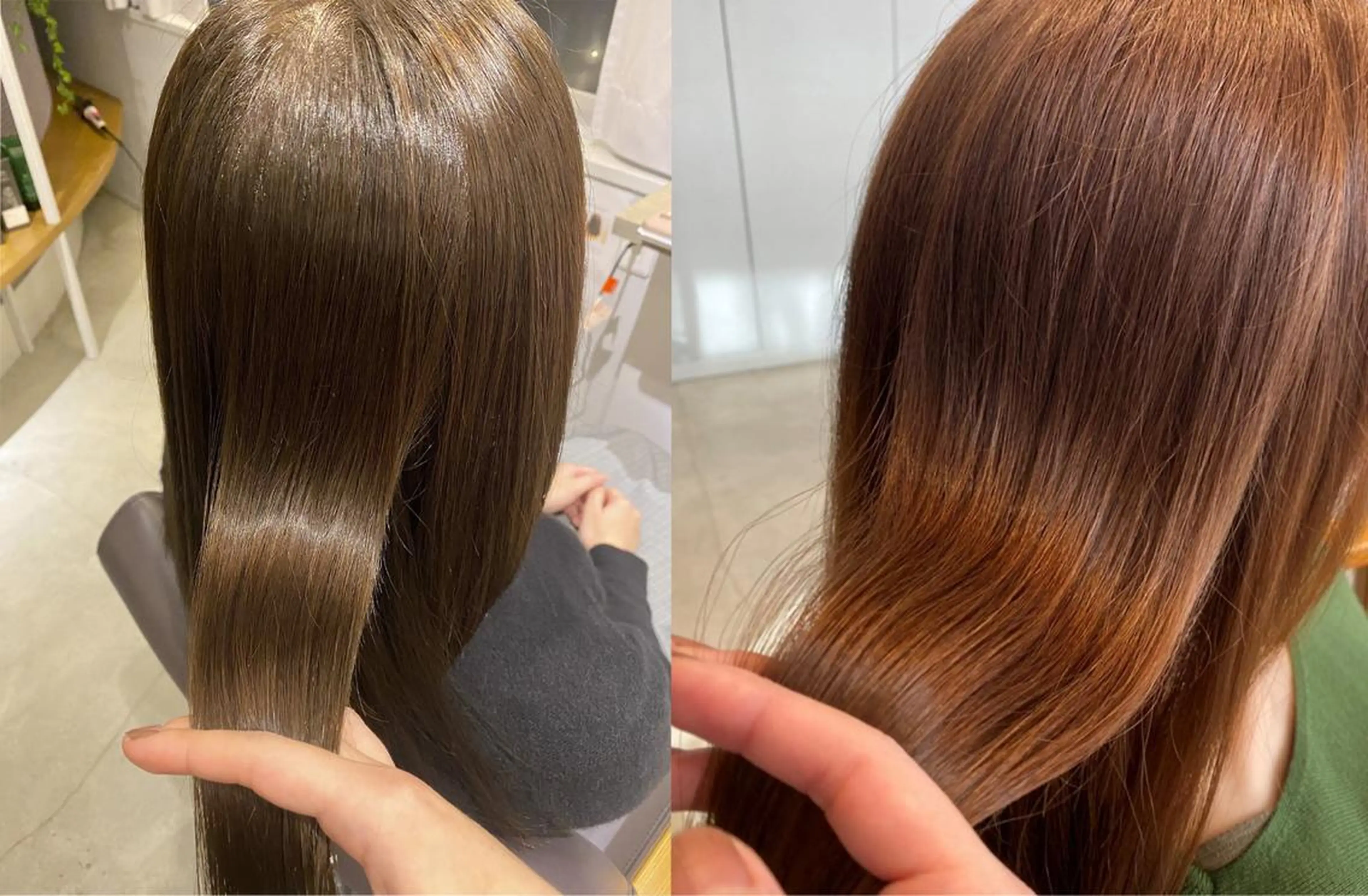 艶髪💫カット+毛髪改善カラー+トリートメントの写真