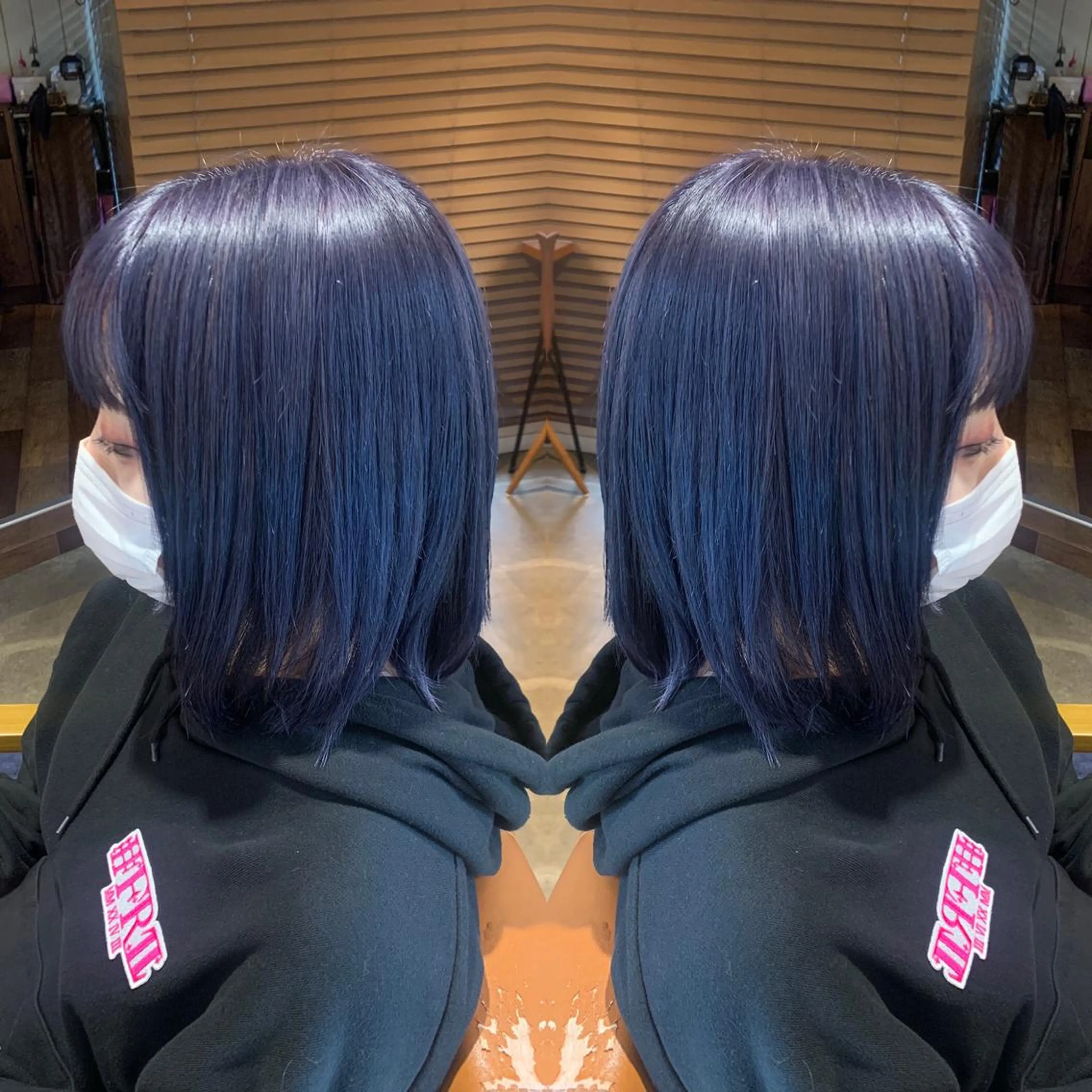 ミディアム カラー ラベンダーカラー 韓国風ヘア 韓国🇰🇷 ✂︎hair 内田愛のヘアスタイル