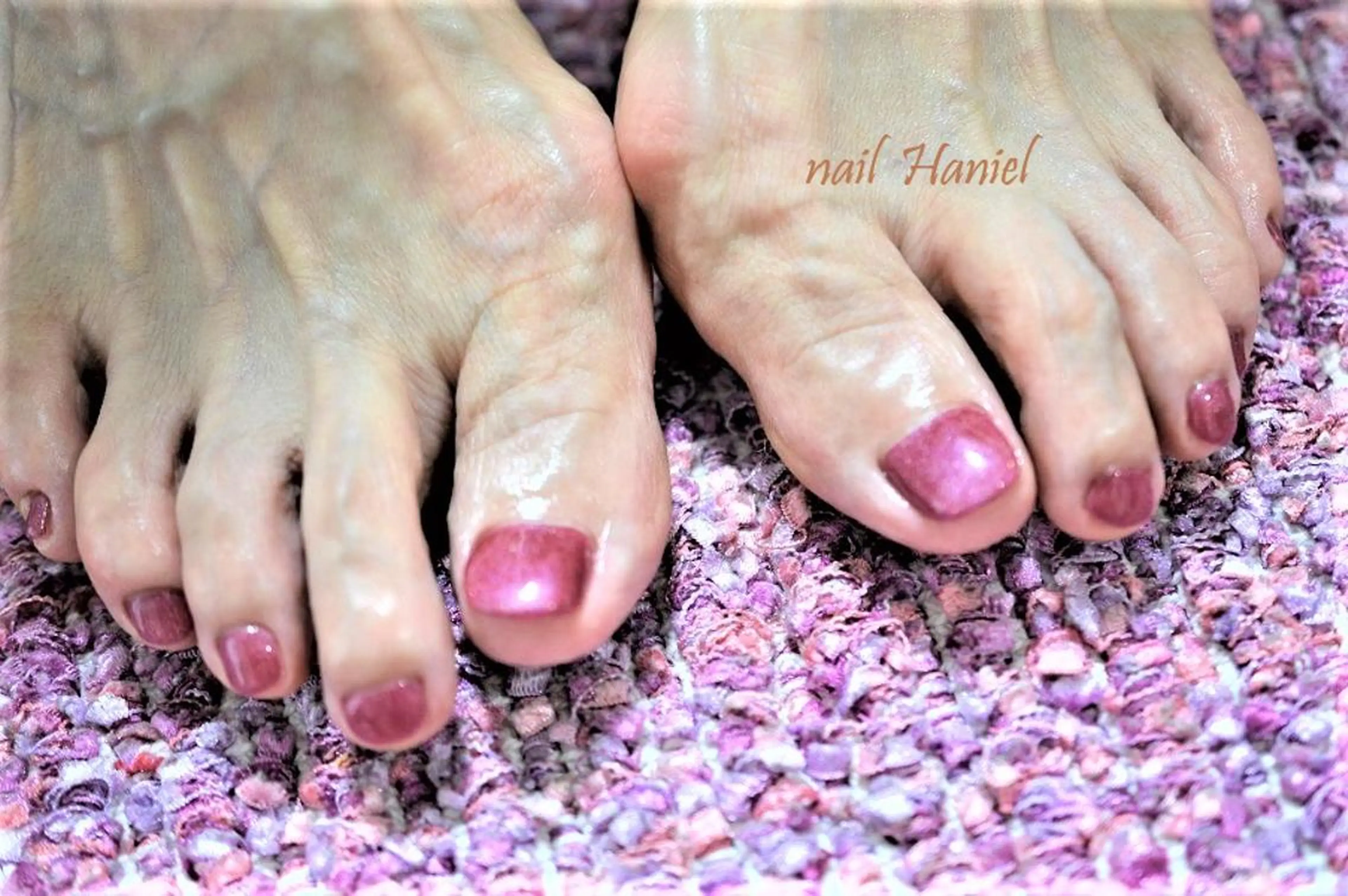 ネイル フットネイル ジェルネイル nail Haniel所属・半蔵門サロンハニエル 魅神 ちよのネイルデザイン