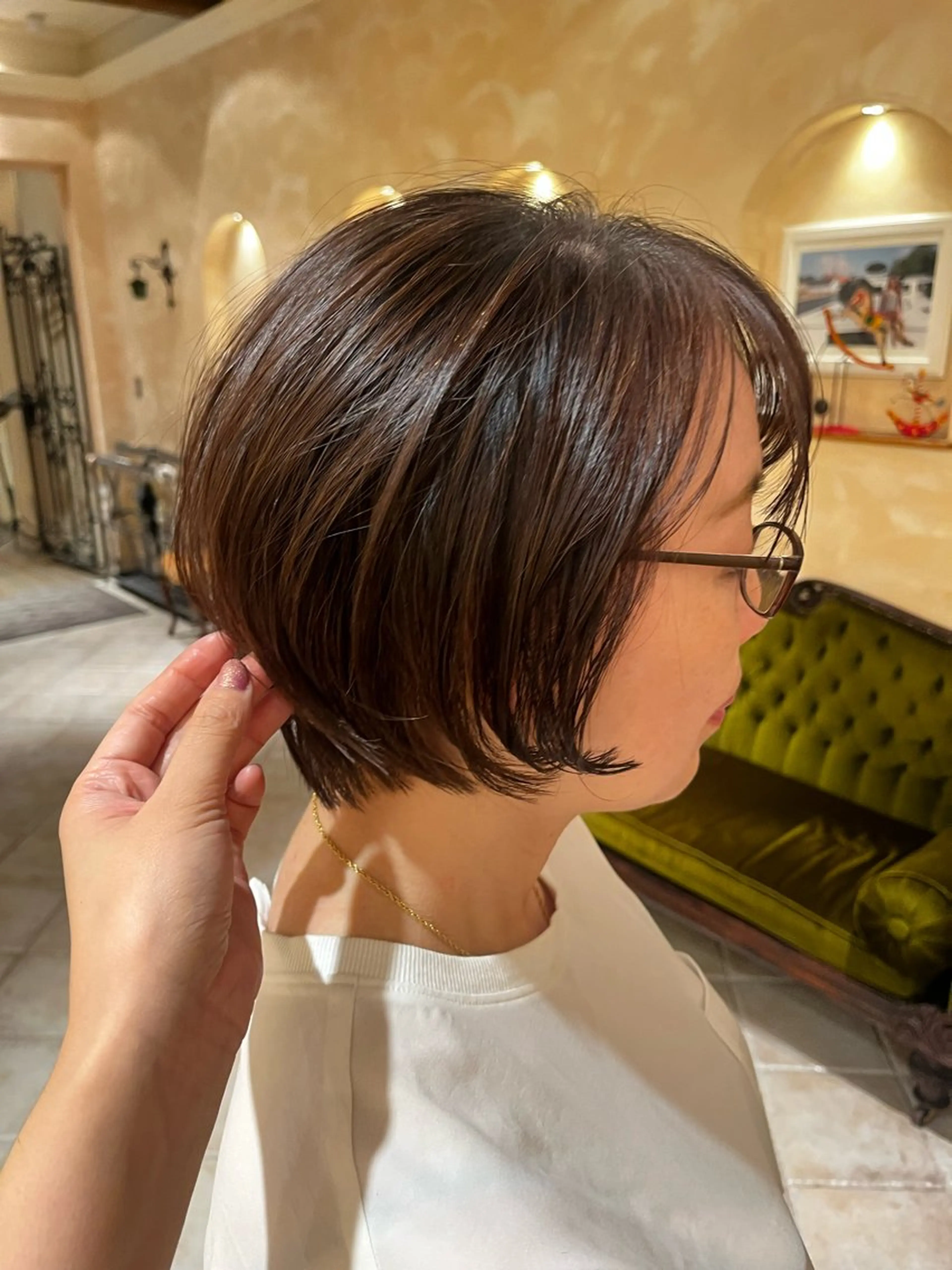 ショート 田内 満里奈のヘアスタイル