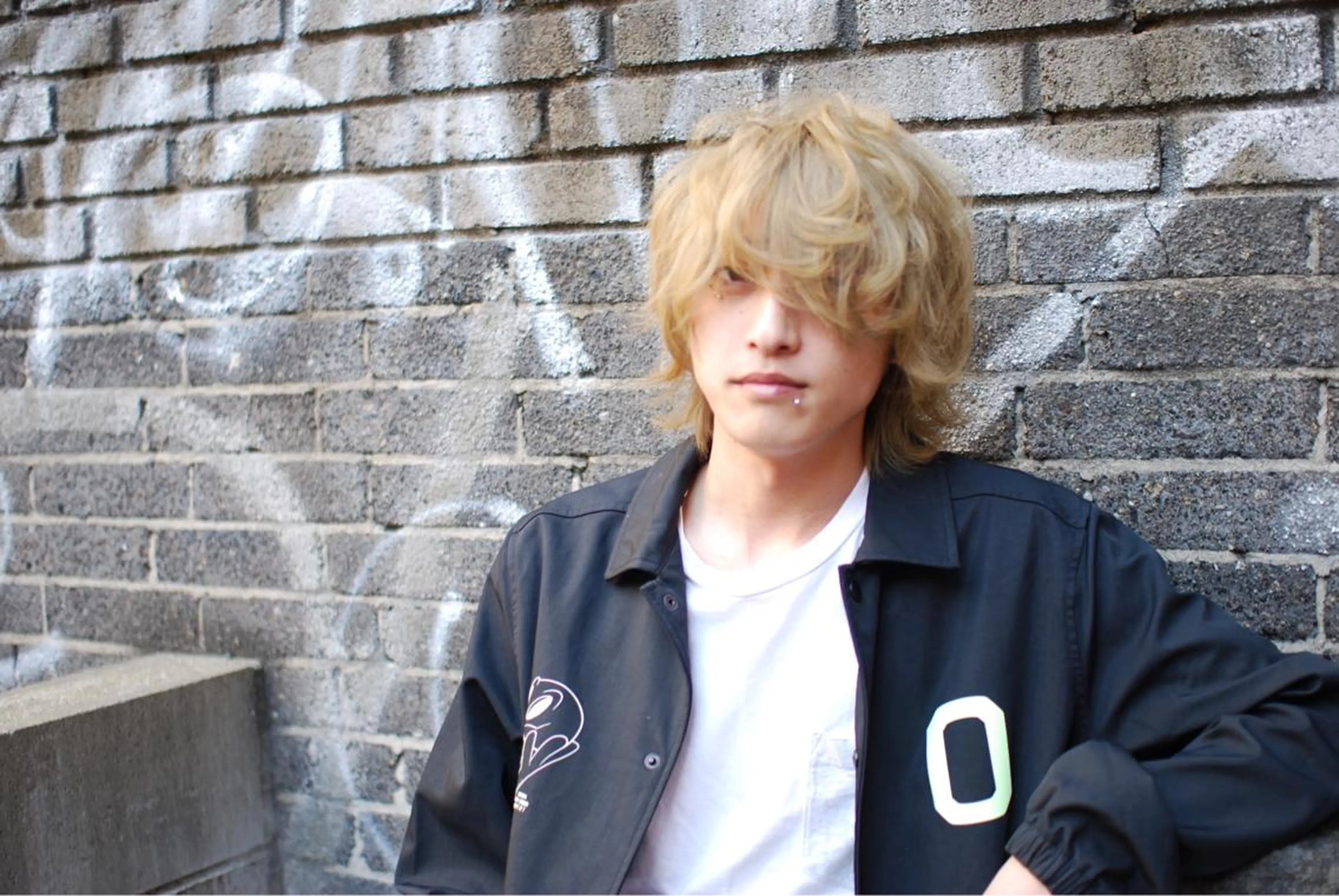 ミディアム カラー パーマ メンズ olga所属・松尾謙佑【ハイライト LEDエクステ】のヘアスタイル