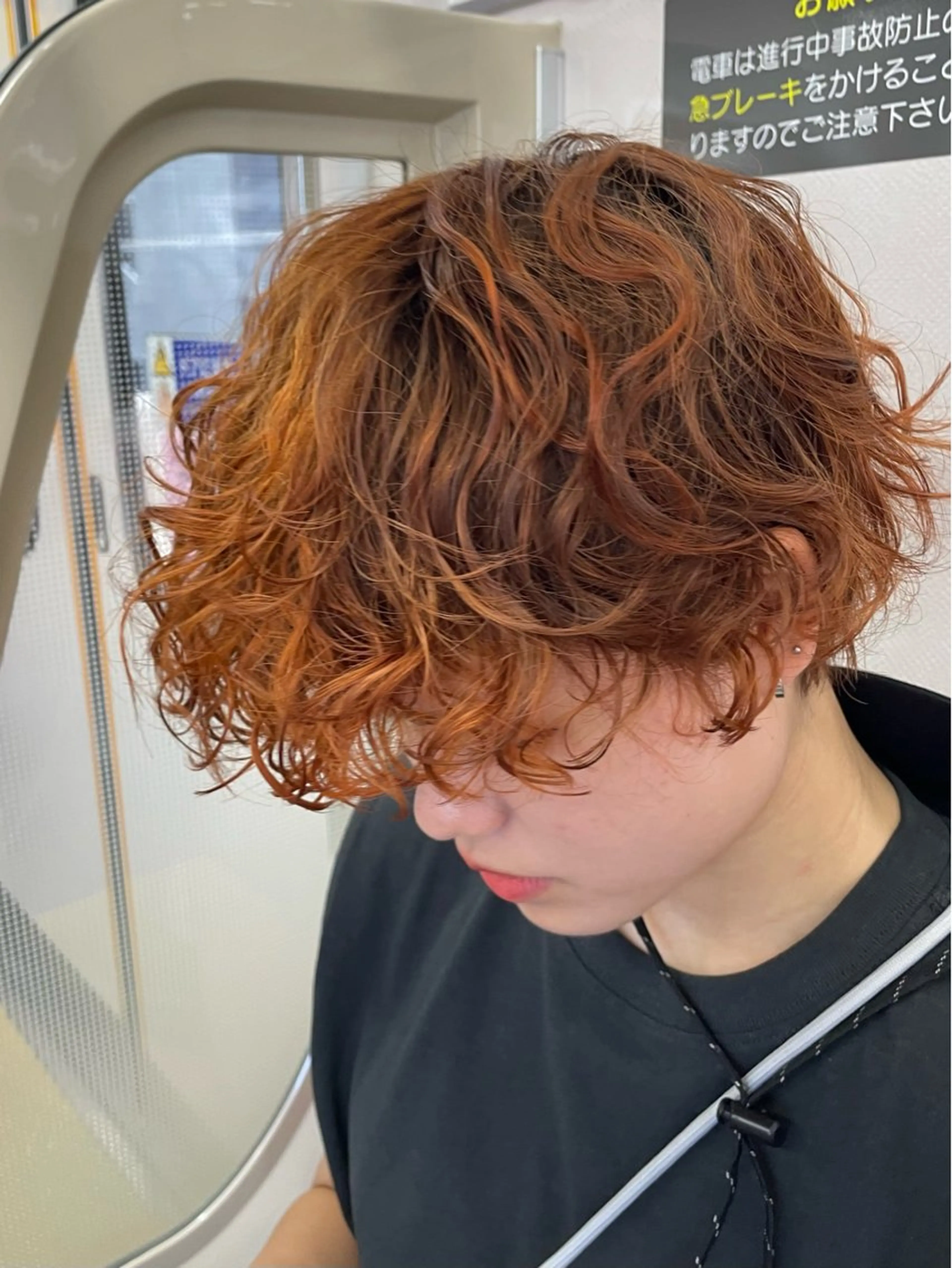カラー メンズパーマモデル 🌺もえか🌺のヘアスタイル