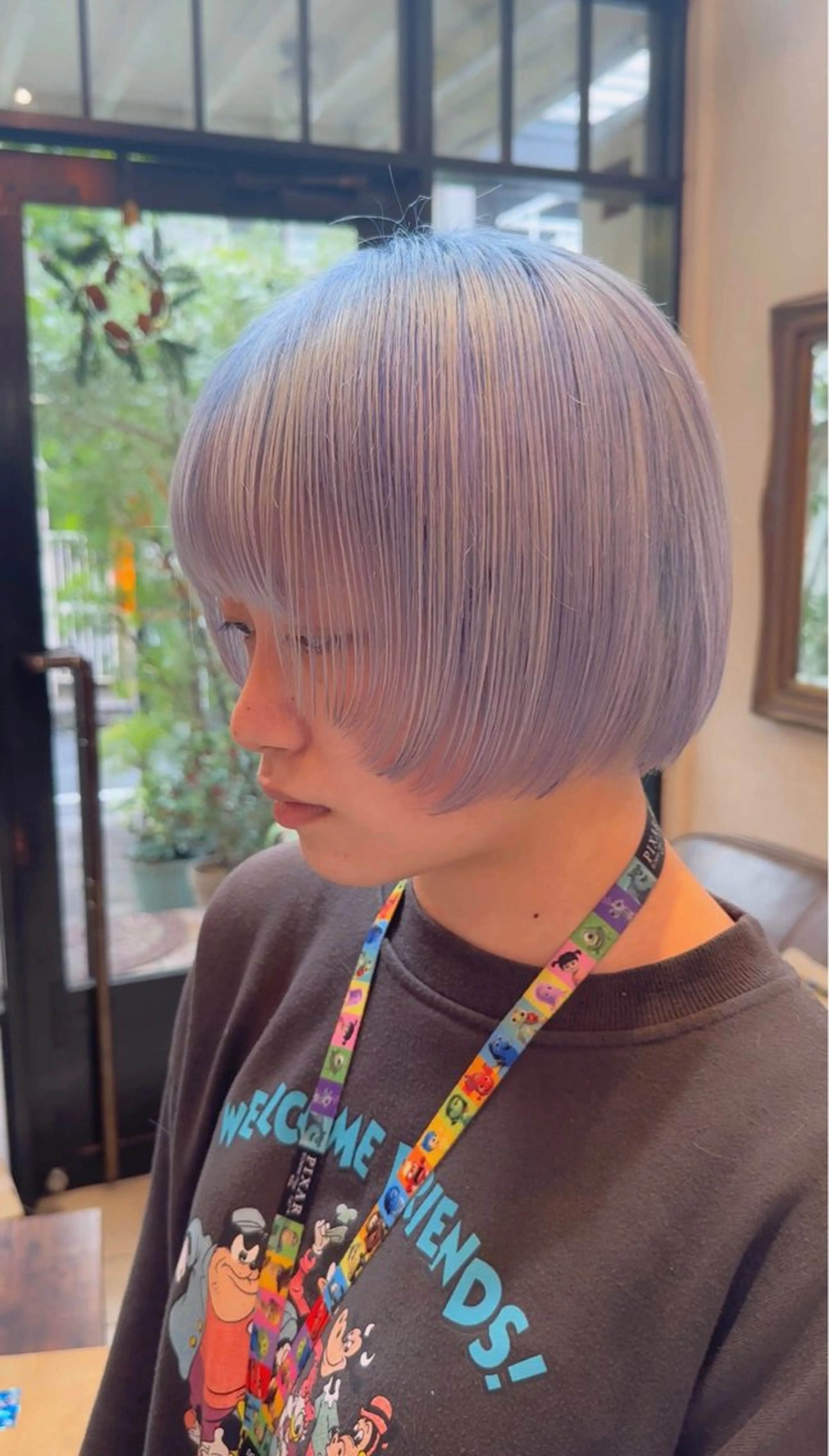 ショート ヘアカラー ショートカット いちば　ゆなのヘアスタイル