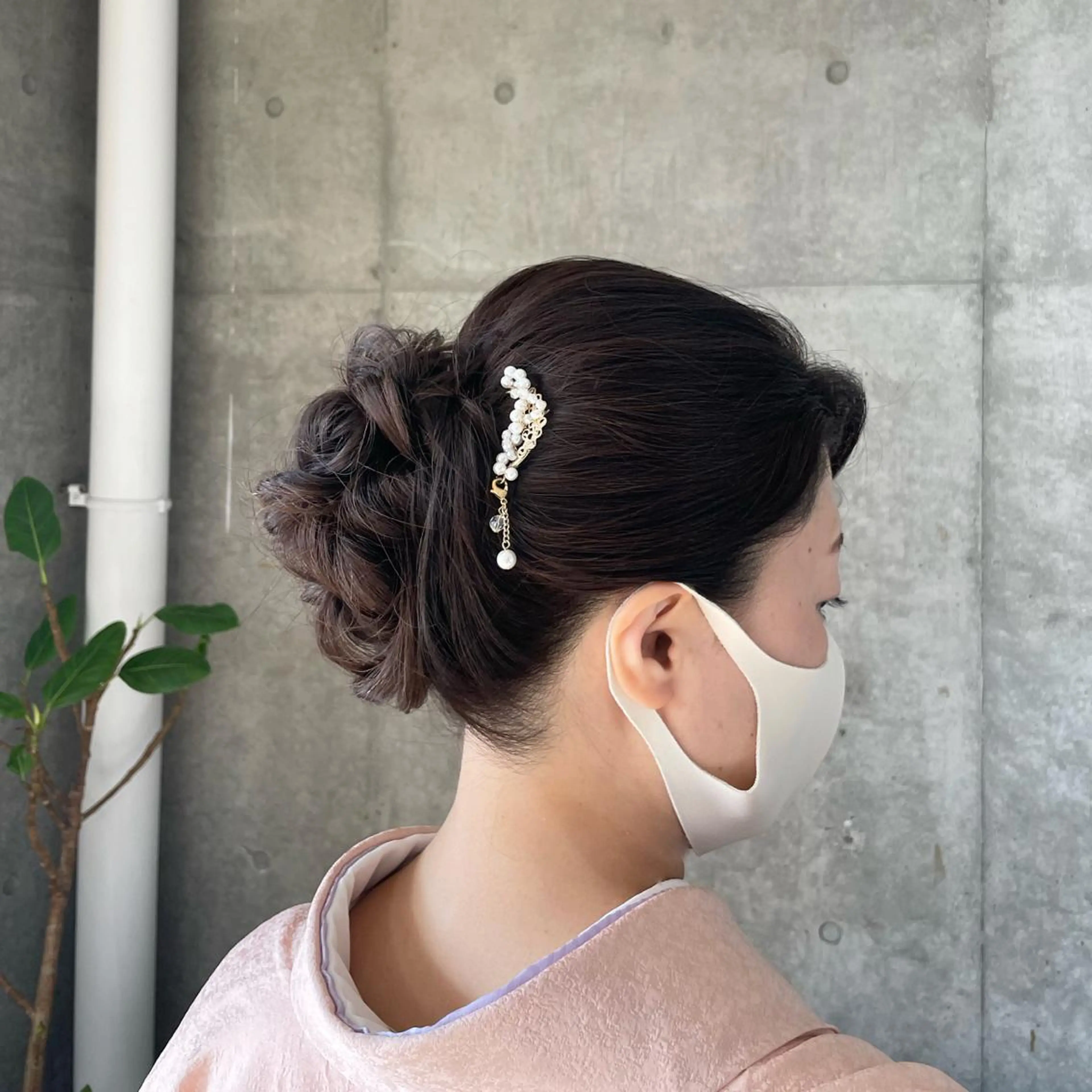 ヘアアレンジ 着物ヘア am eyelash salon所属・am eyelash ❁︎ kasumiのマツエク・マツパデザイン