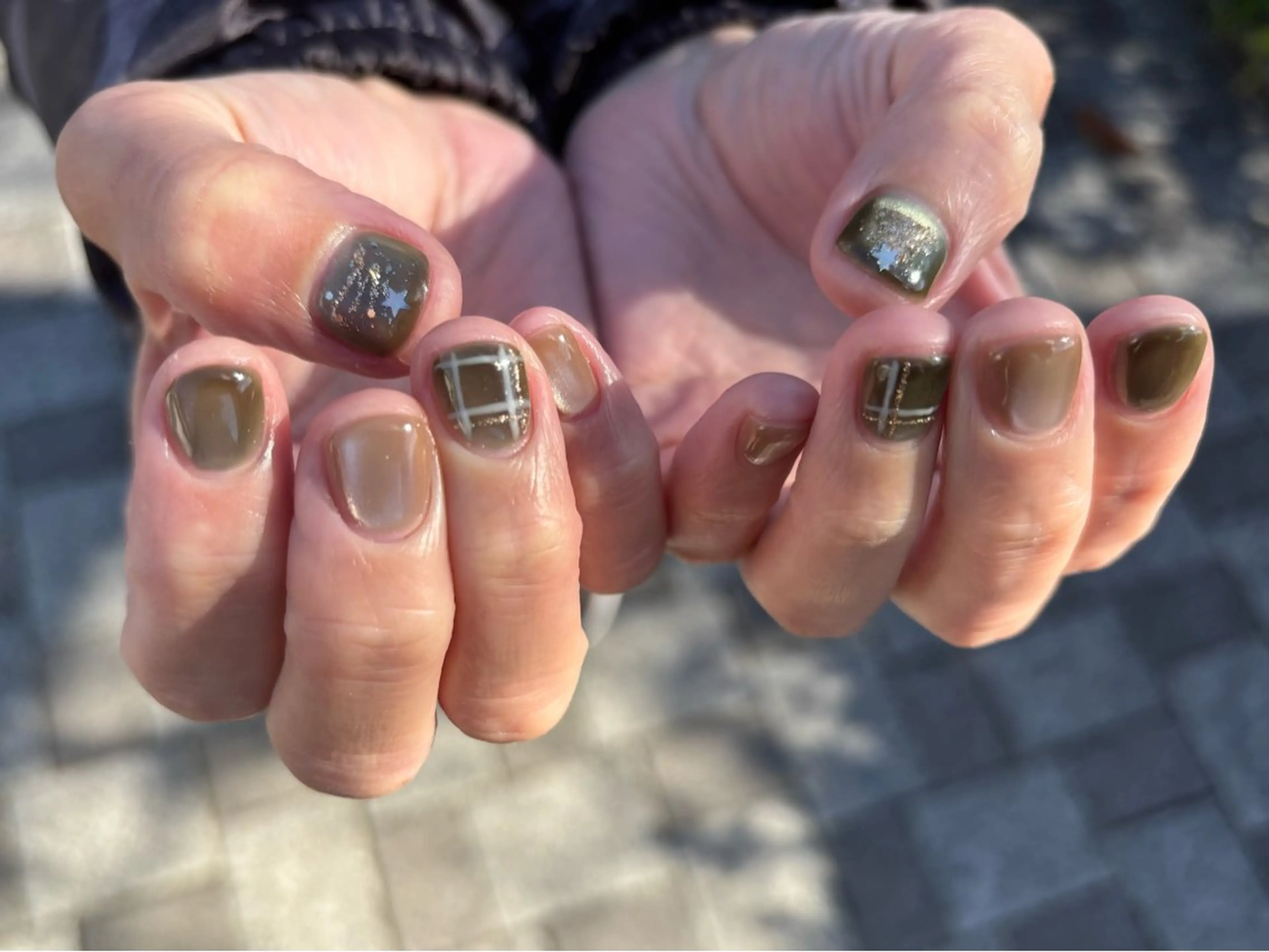 ネイル 冬ネイル クリスマス ハンドネイル Solo nail -ソロネイル-のネイルデザイン