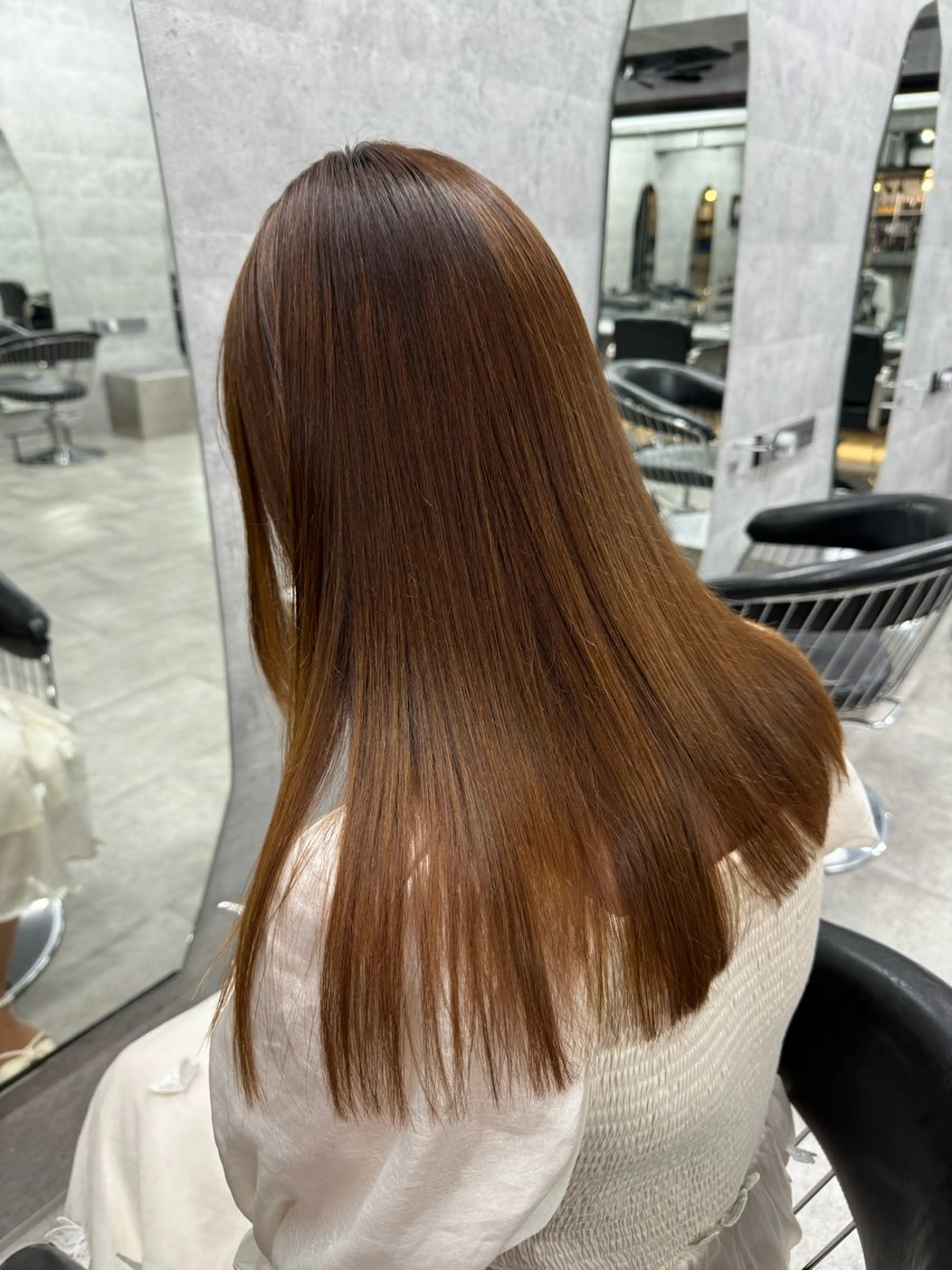 セミロング 髪質改善 NOOS omotesando所属・あなたのお悩み改善" You"💚❤️💛のヘアスタイル