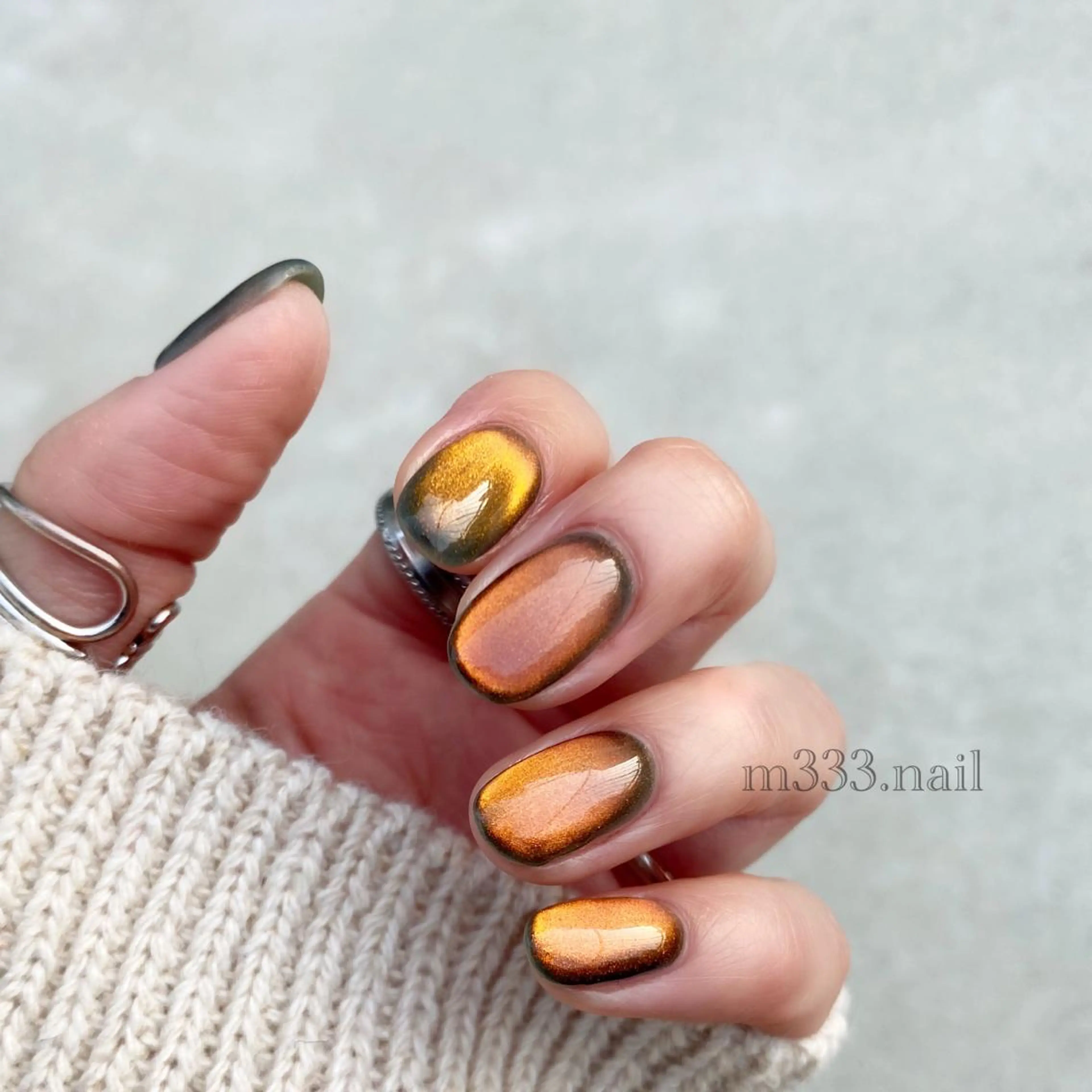 ネイル マグネットネイル ハンドネイル hair  MILE.所属・MILE. mukonosouのネイルデザイン