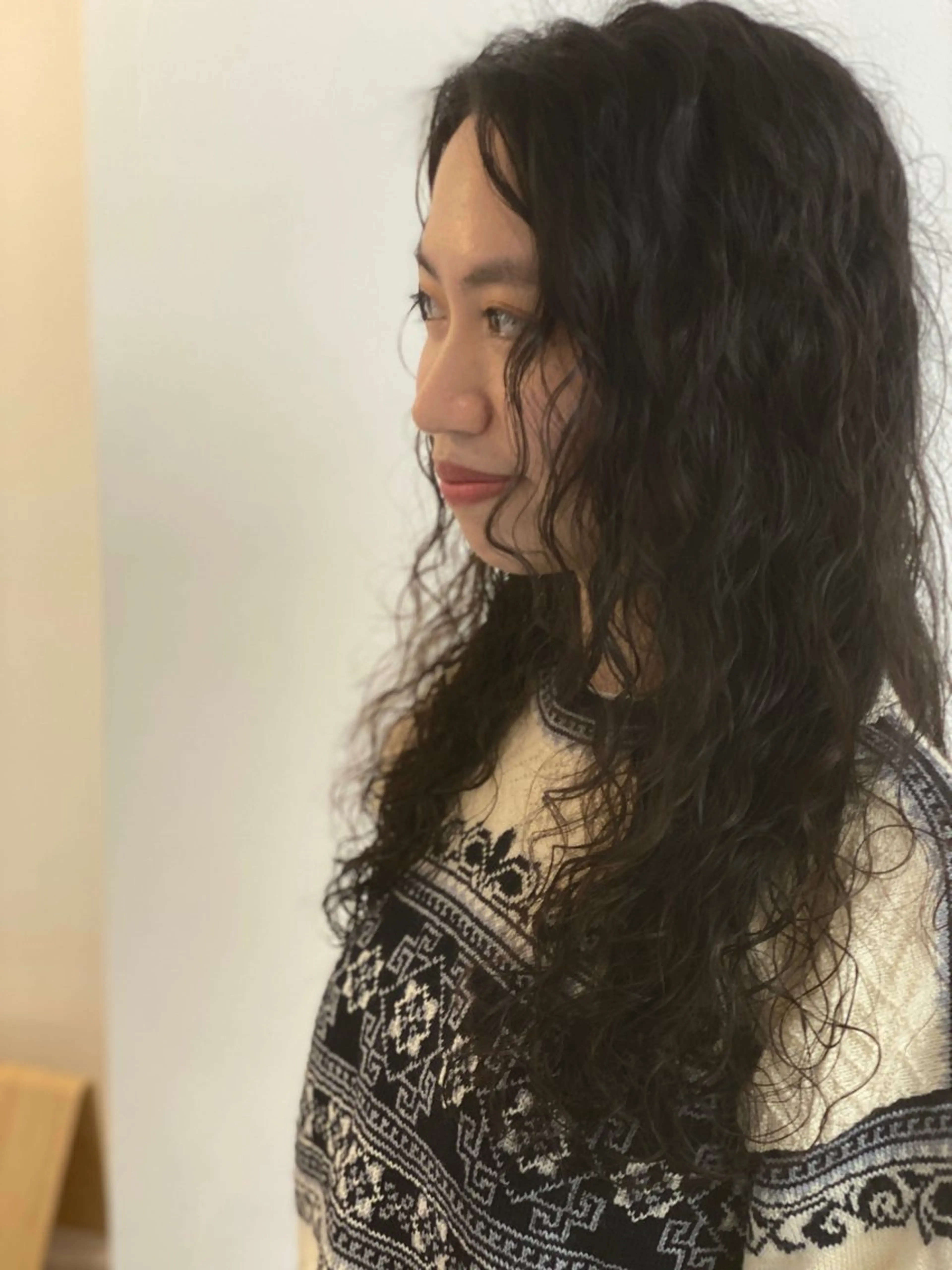 ロング カット パーマ ✨オール年代🆗 🤍内田亜由子のヘアスタイル