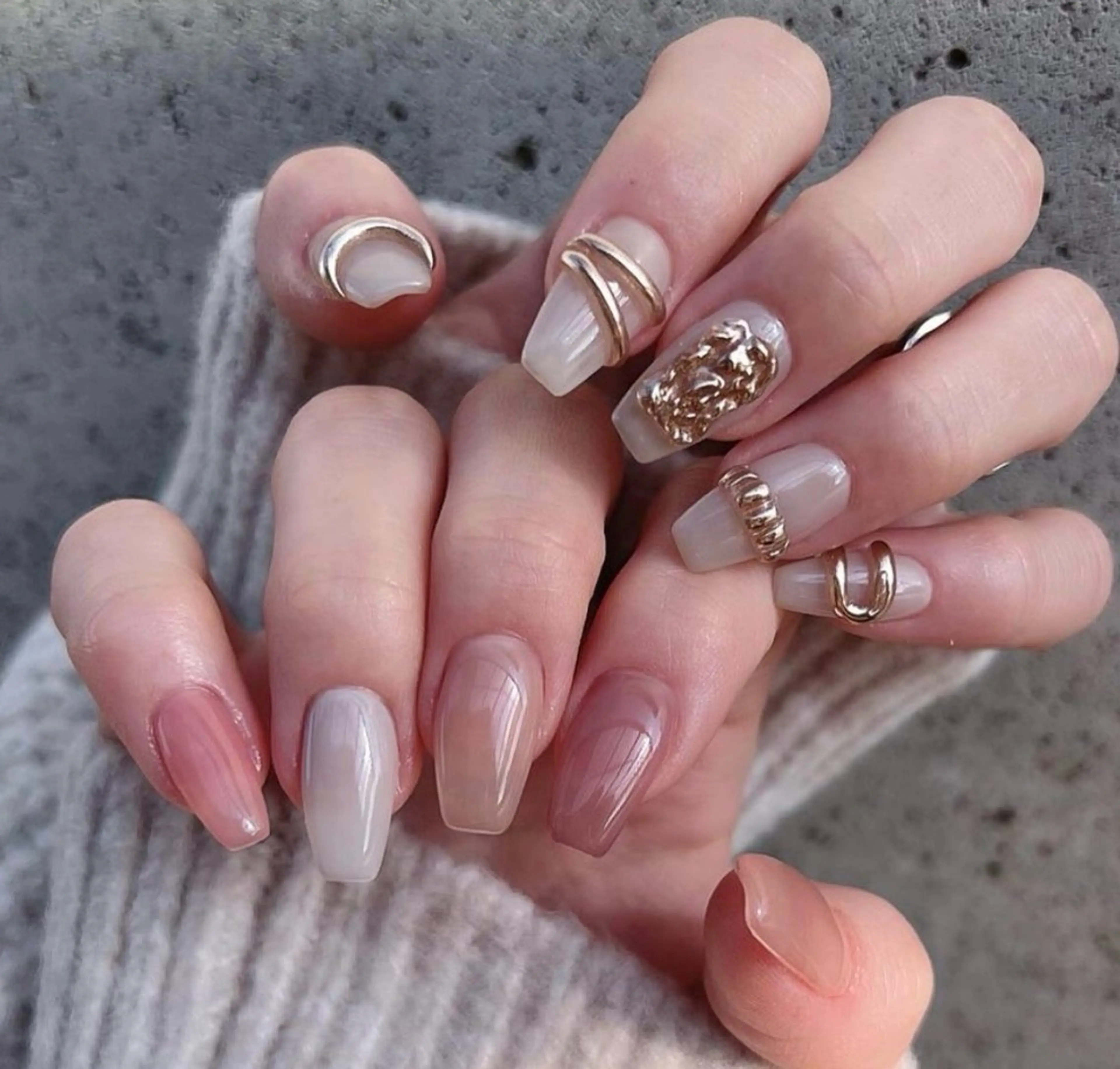 ネイル ハンドネイル Luna nailsのネイルデザイン