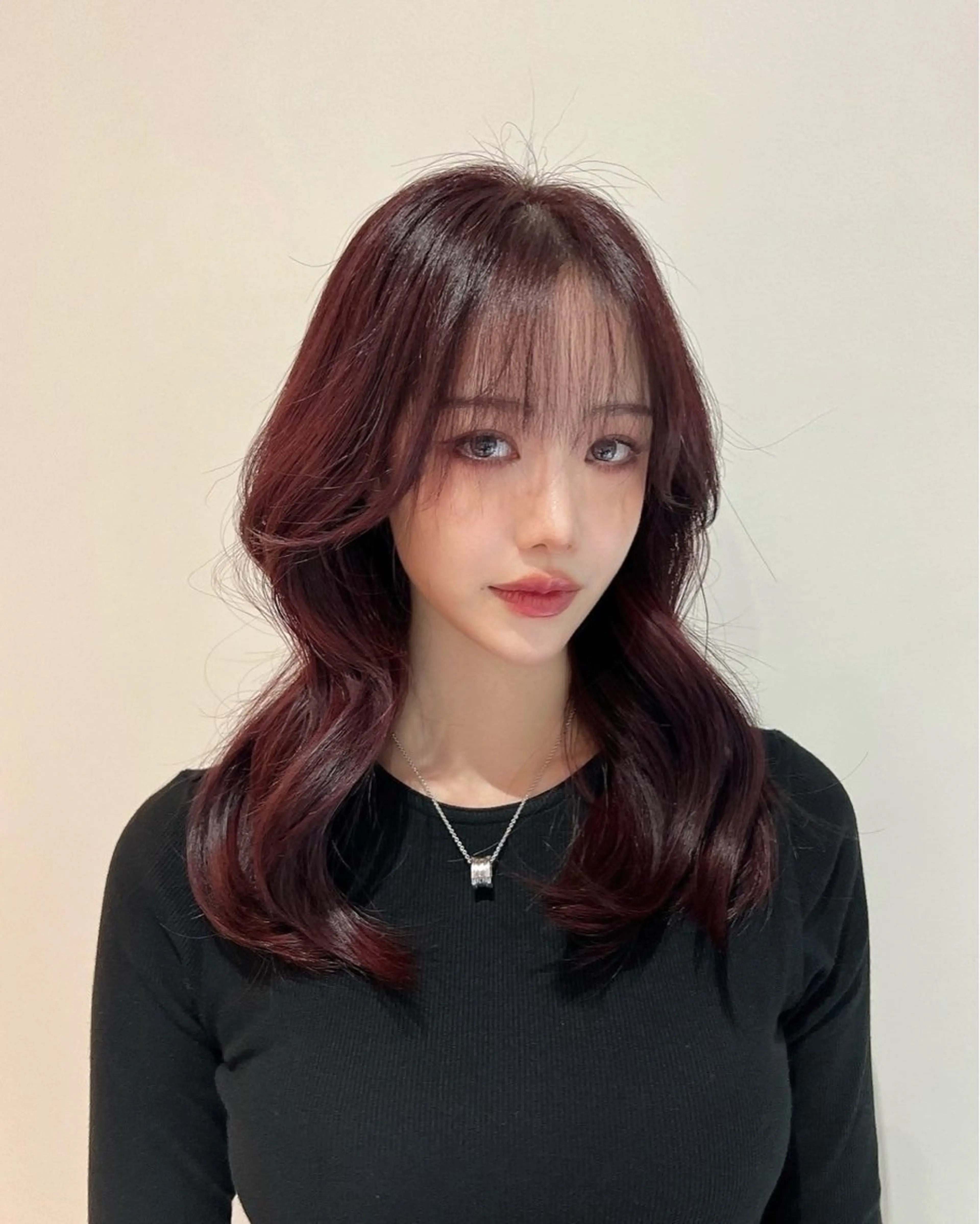 セミロング 💖韓国風💖 レイヤー/LISAのヘアスタイル