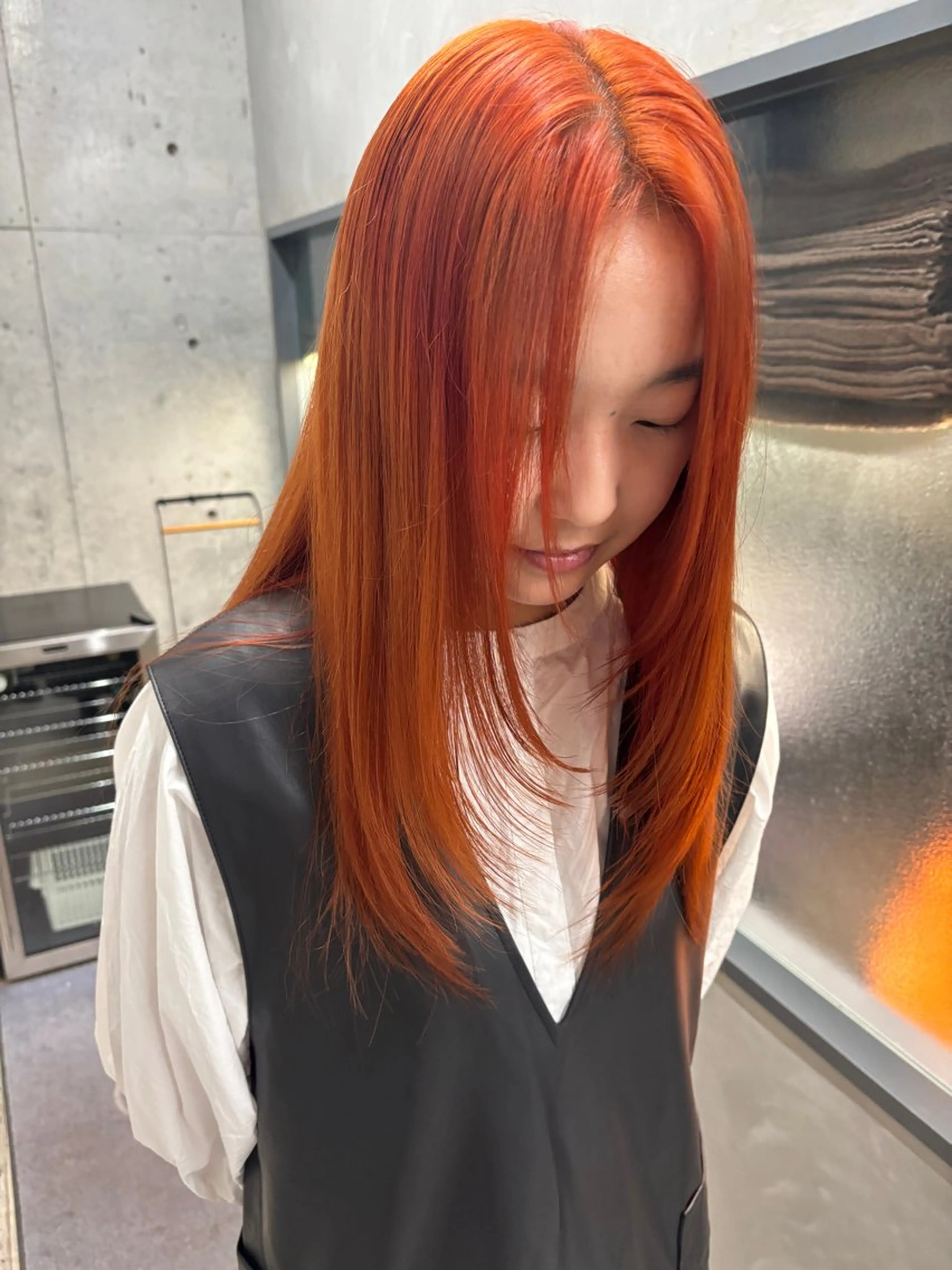 ロング カラー カット ヘアカラー トリートメント yuuna/ ハッシュカット🎀のヘアスタイル