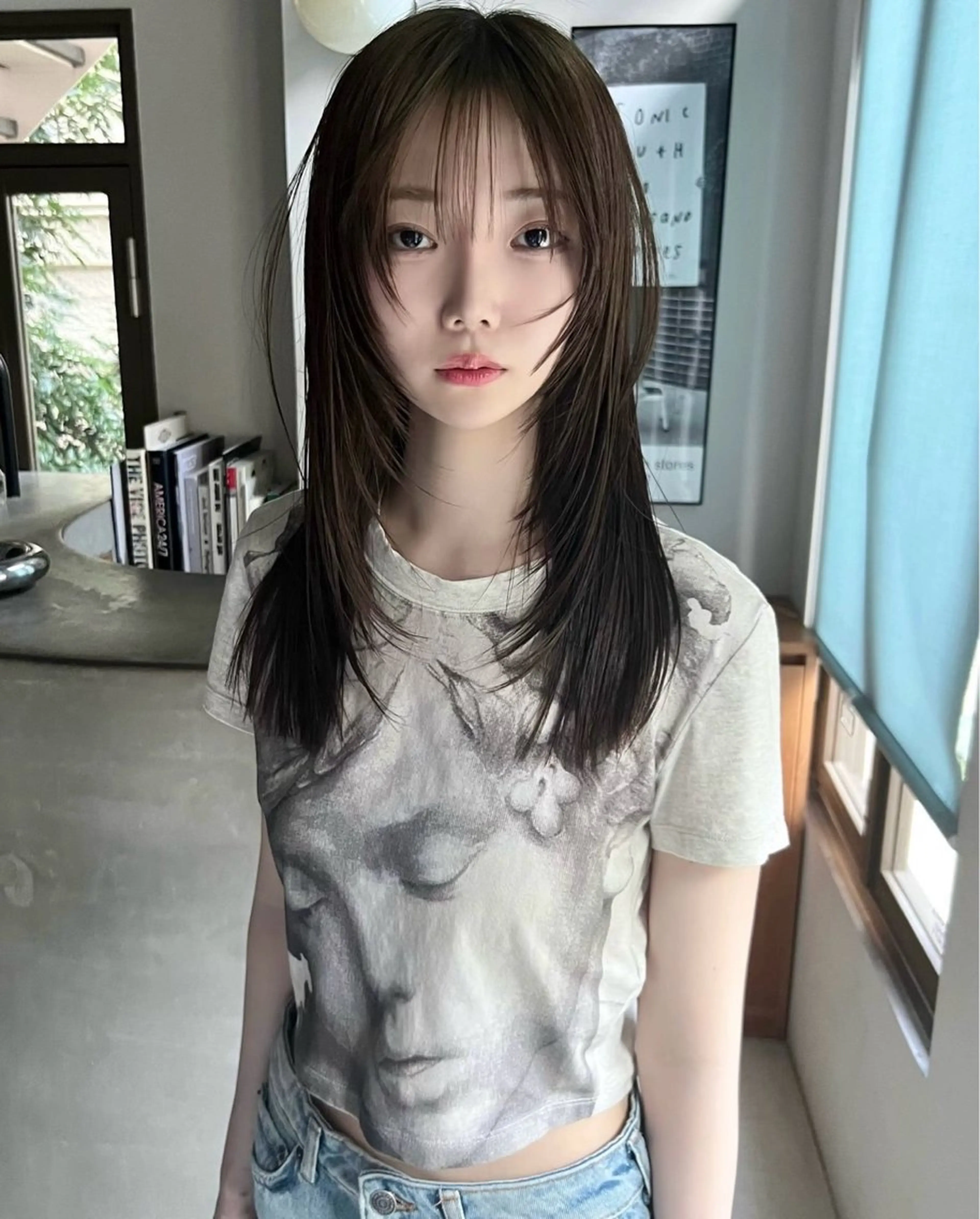 ロング ロングレイヤー レイヤーカット ロング 丹治 一輝のヘアスタイル