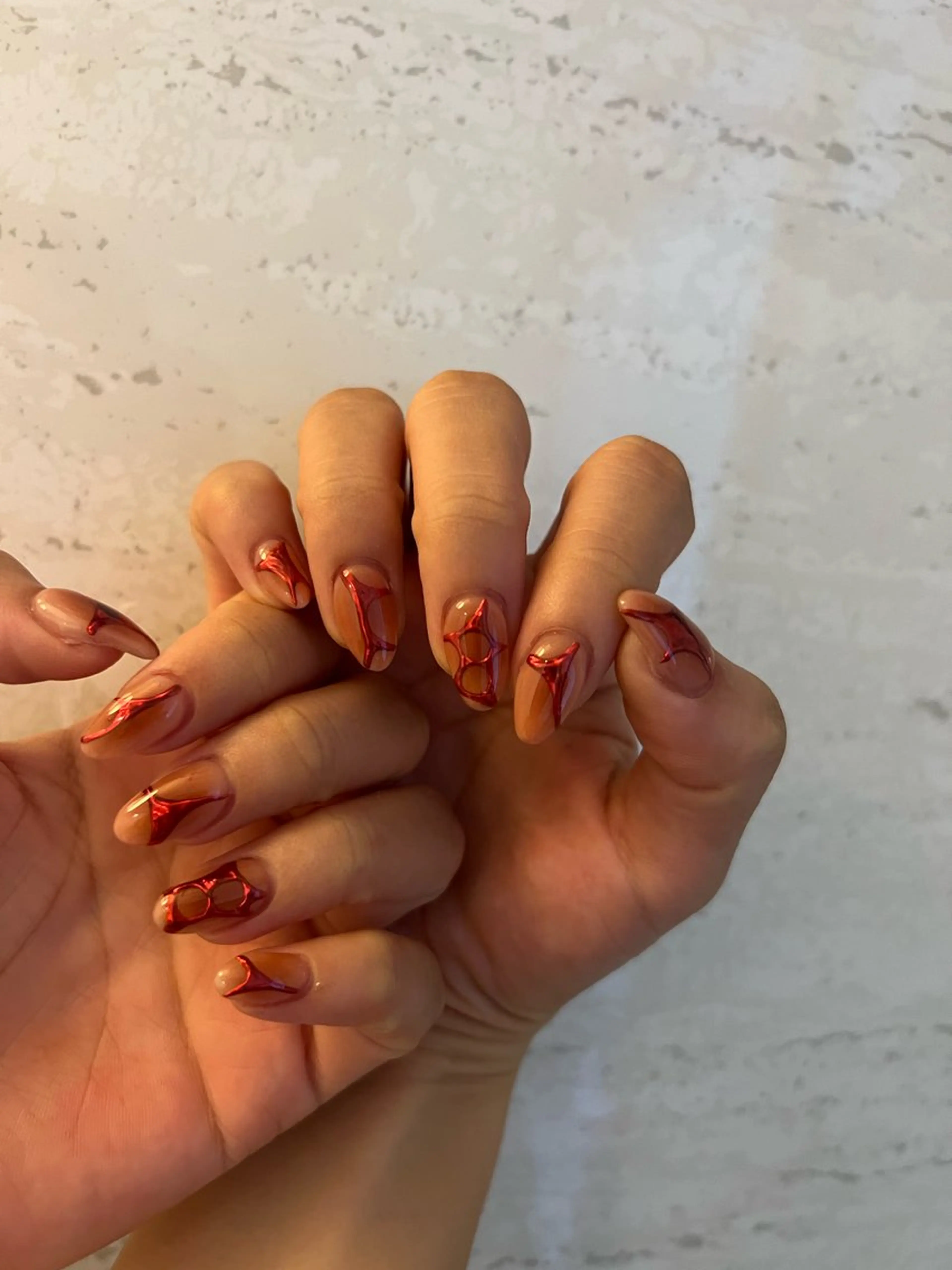 ネイル 持ち込み ニュアンスネイル ハンドネイル ハンドケア Charme. NOBUKOのネイルデザイン