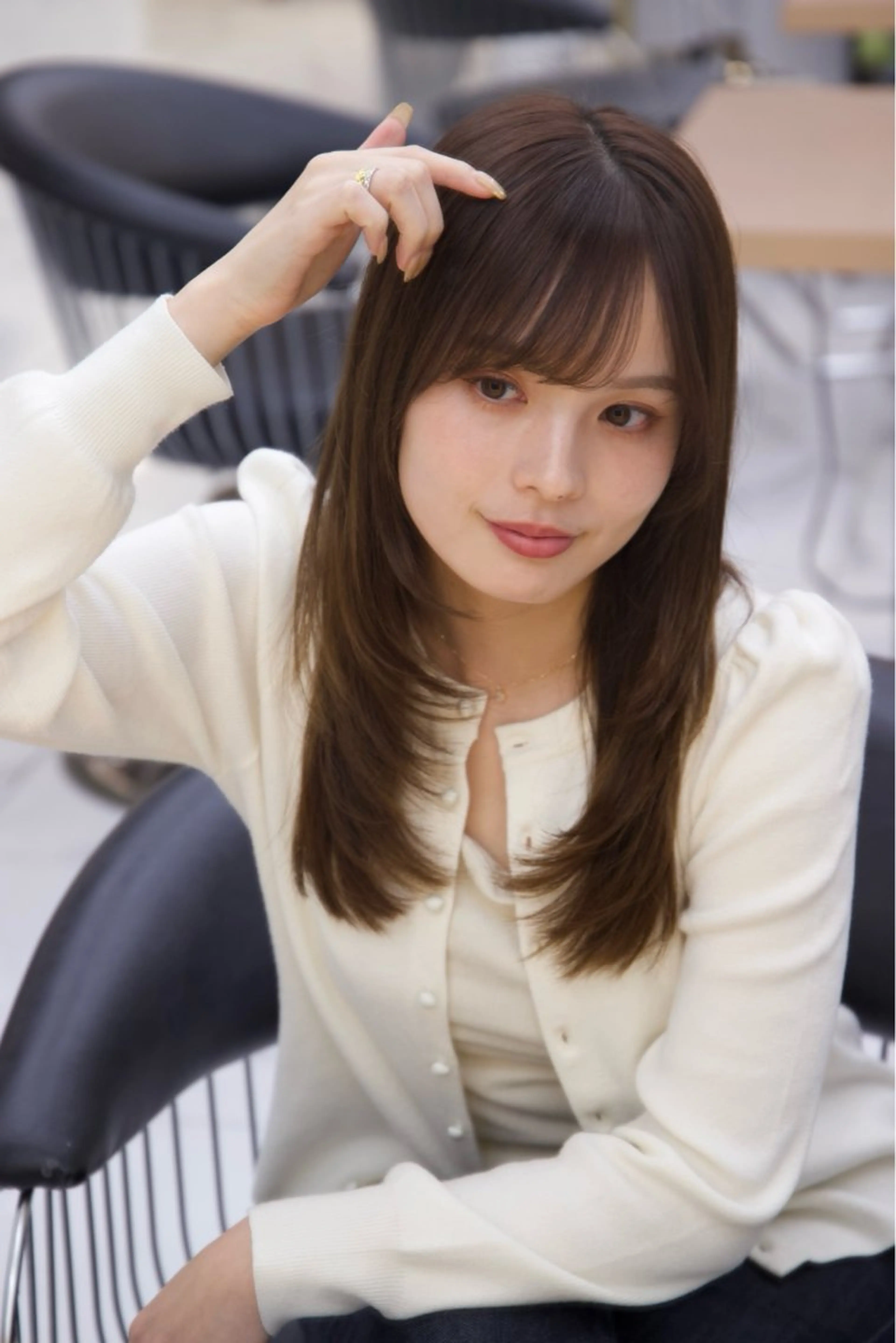 セミロング 【公式】LUCEY 川越のヘアスタイル