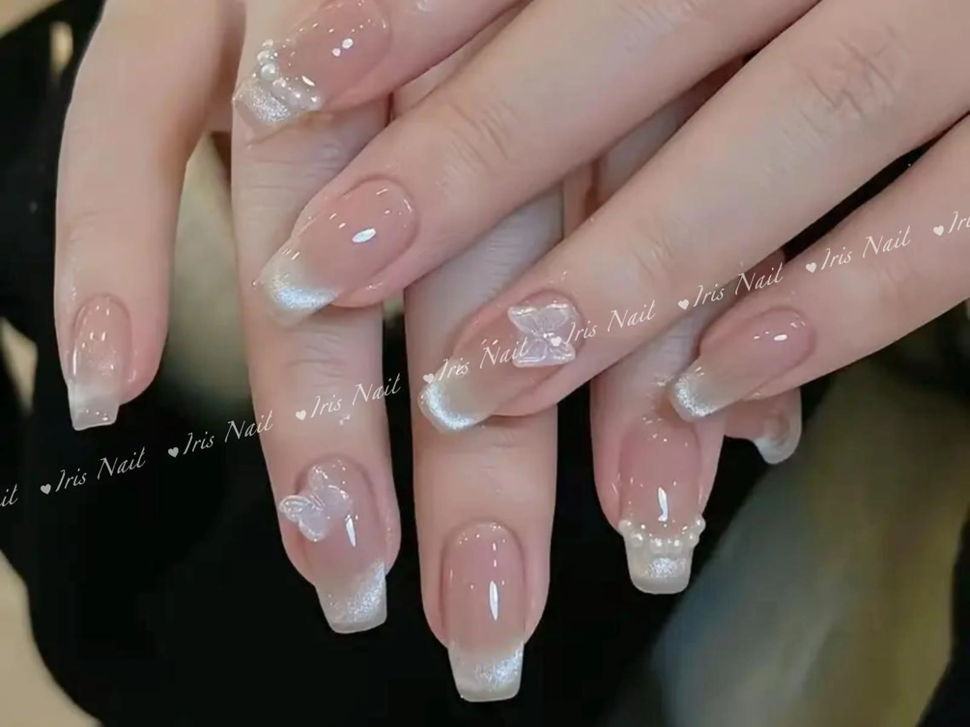 ネイル ハンドネイル 藤江 月のネイルデザイン