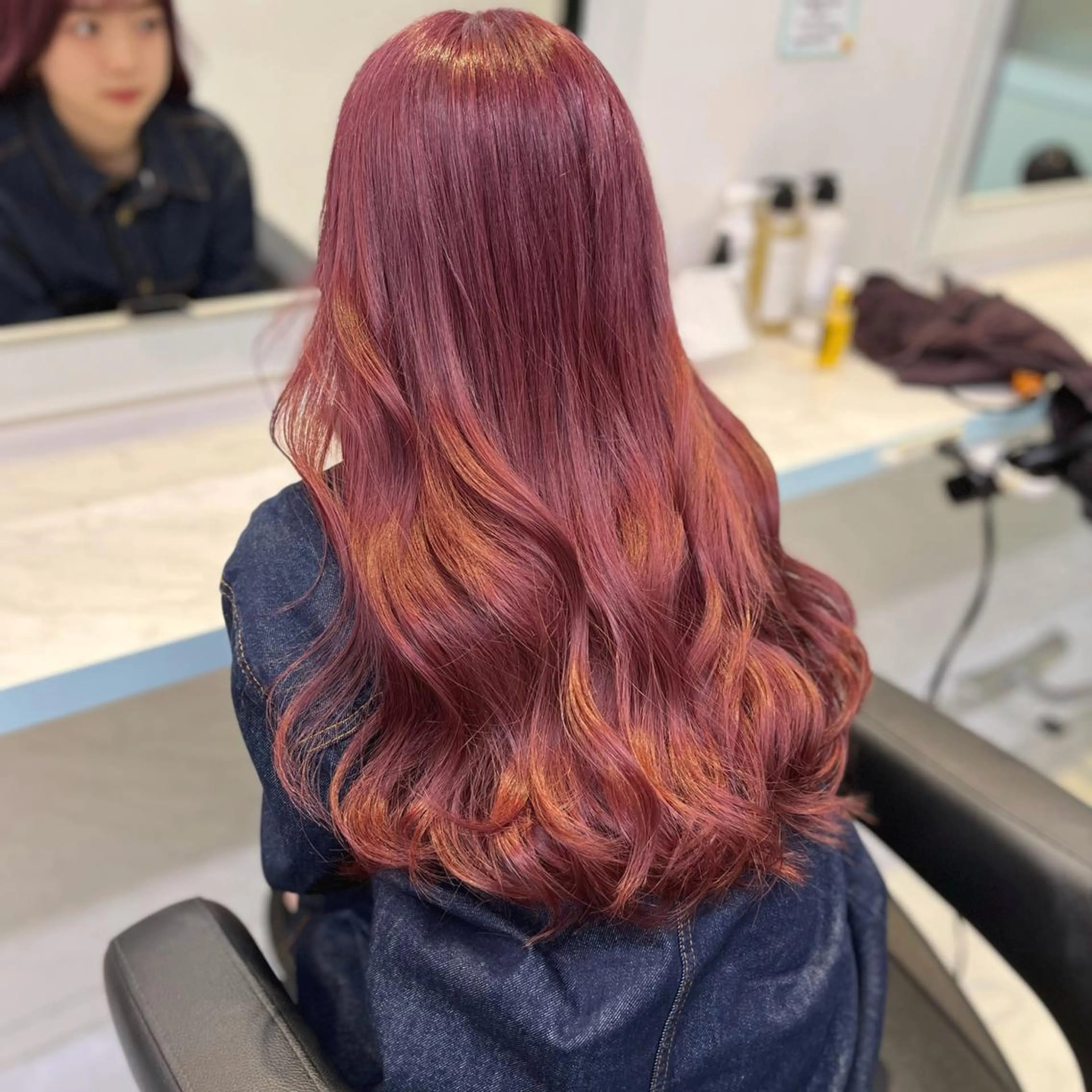 ロング カラー ヘアアレンジ ヘアカラー トリートメント ヘアセット 愛されカラー🩷 はるなのヘアスタイル