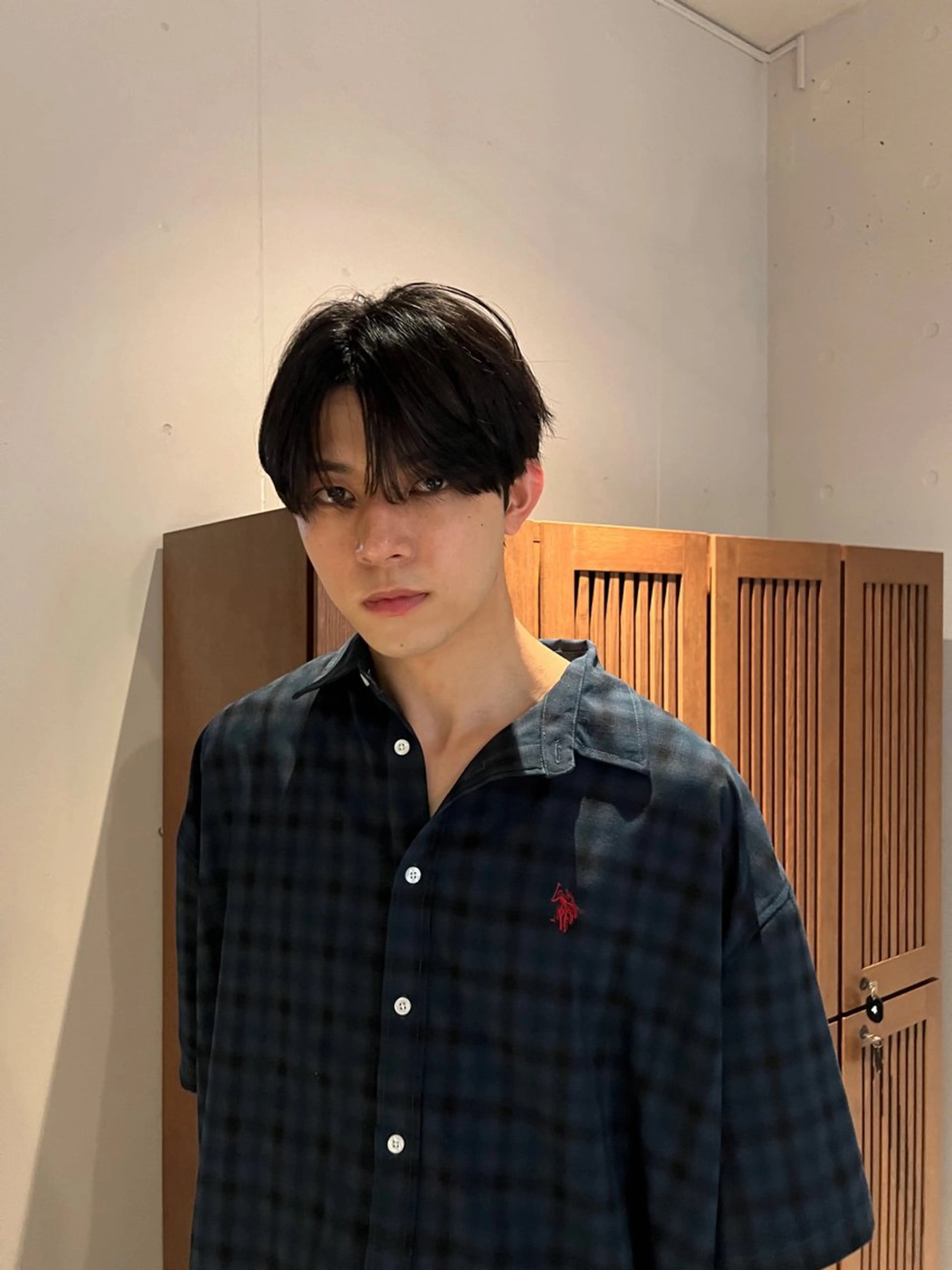 ミディアム メンズ 竹下 浩一のヘアスタイル