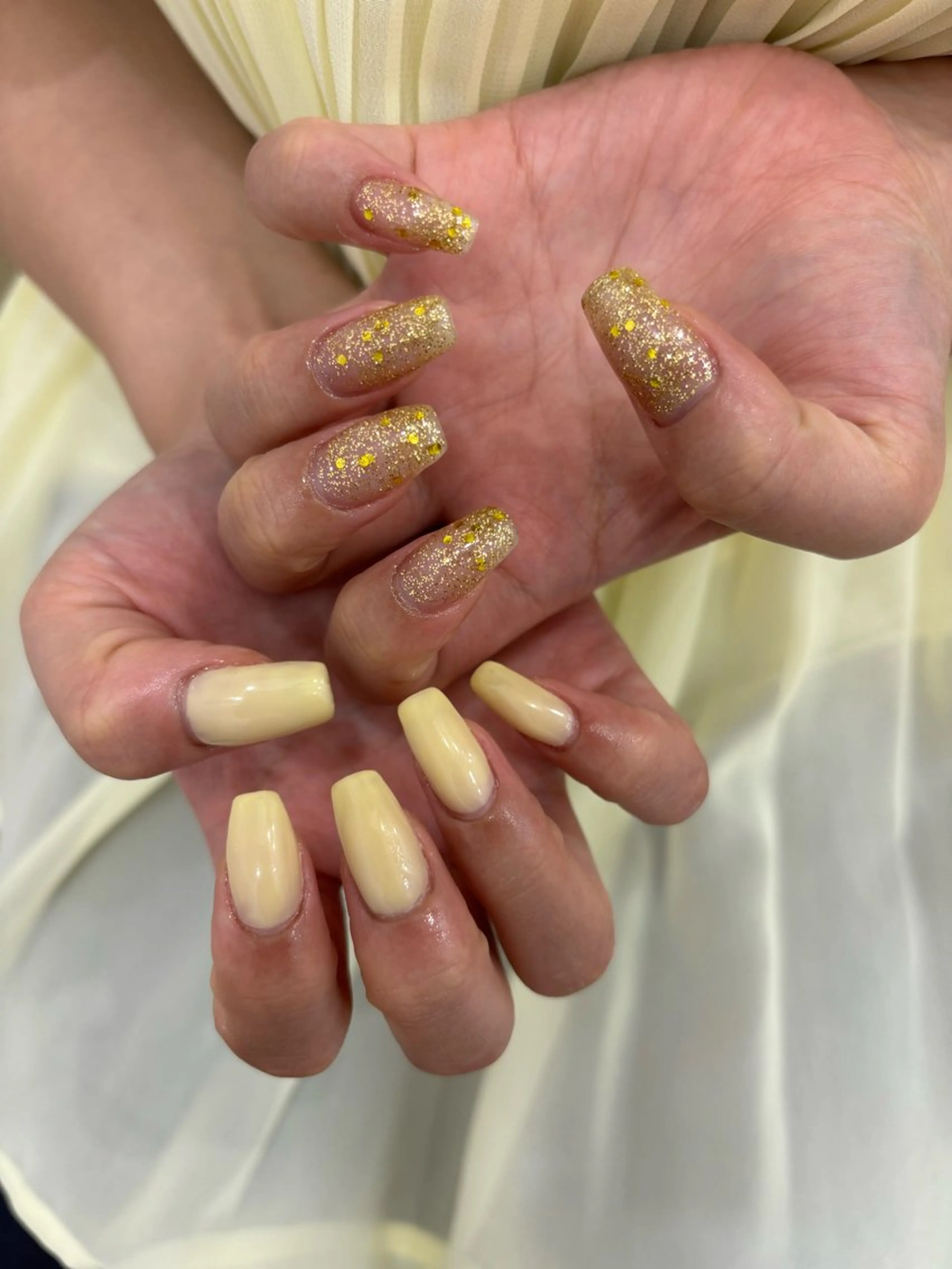 ネイル 黄色 THREE.所属・THREE nailのネイルデザイン