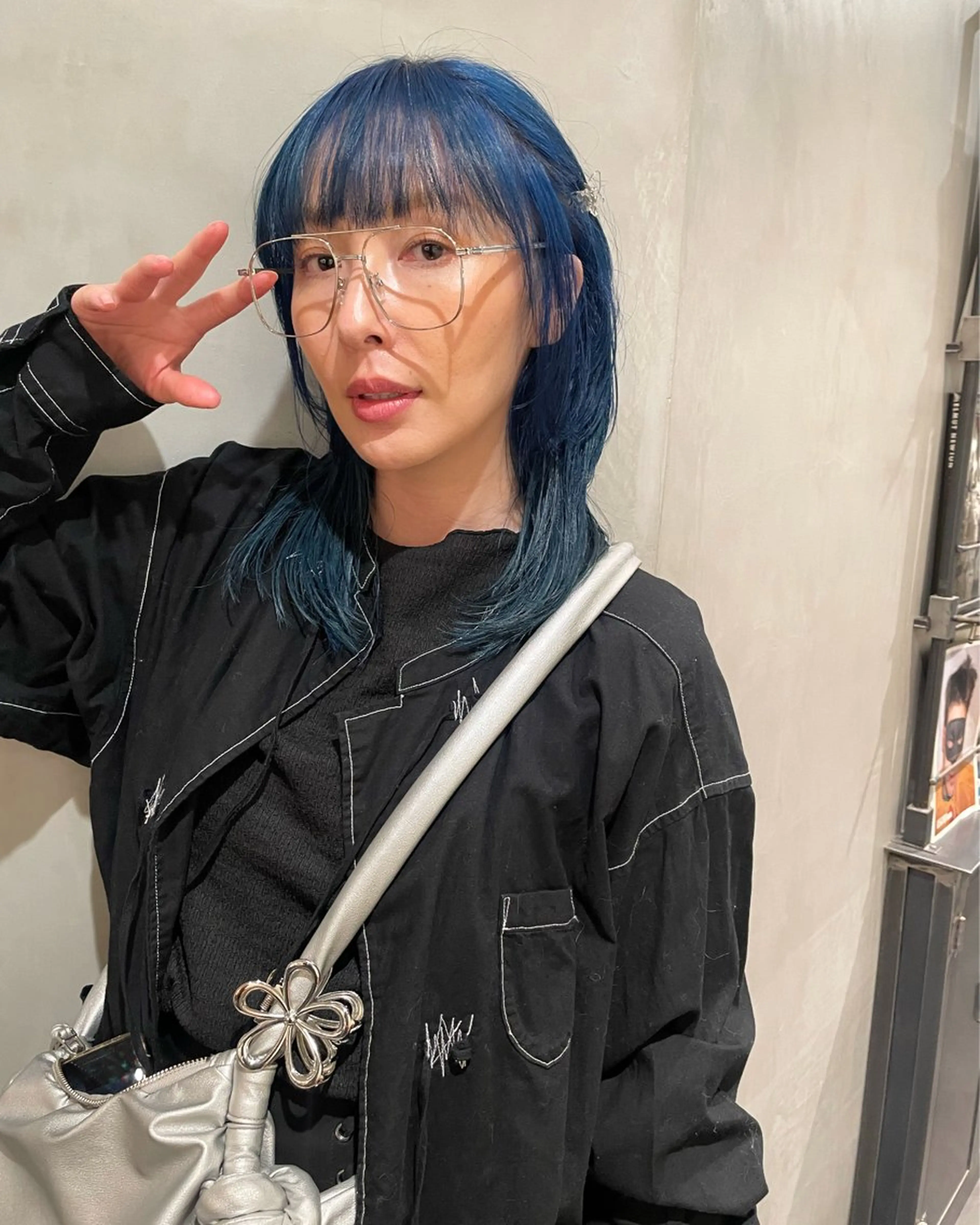 ミディアム カラー カット ヘアカラー トリートメント 優 作のヘアスタイル