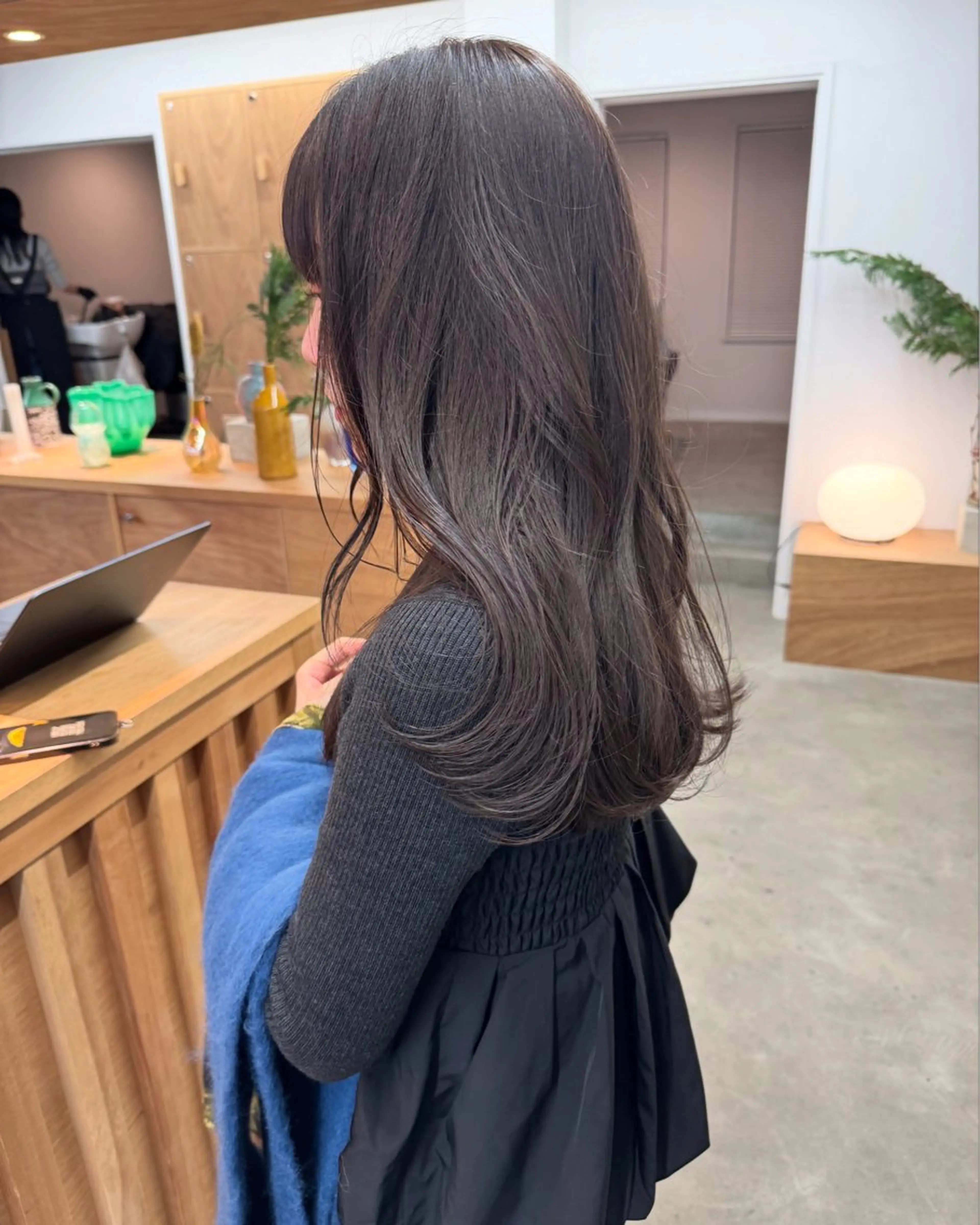ミディアム カラー ヘアカラー 坂本 圭太朗のヘアスタイル
