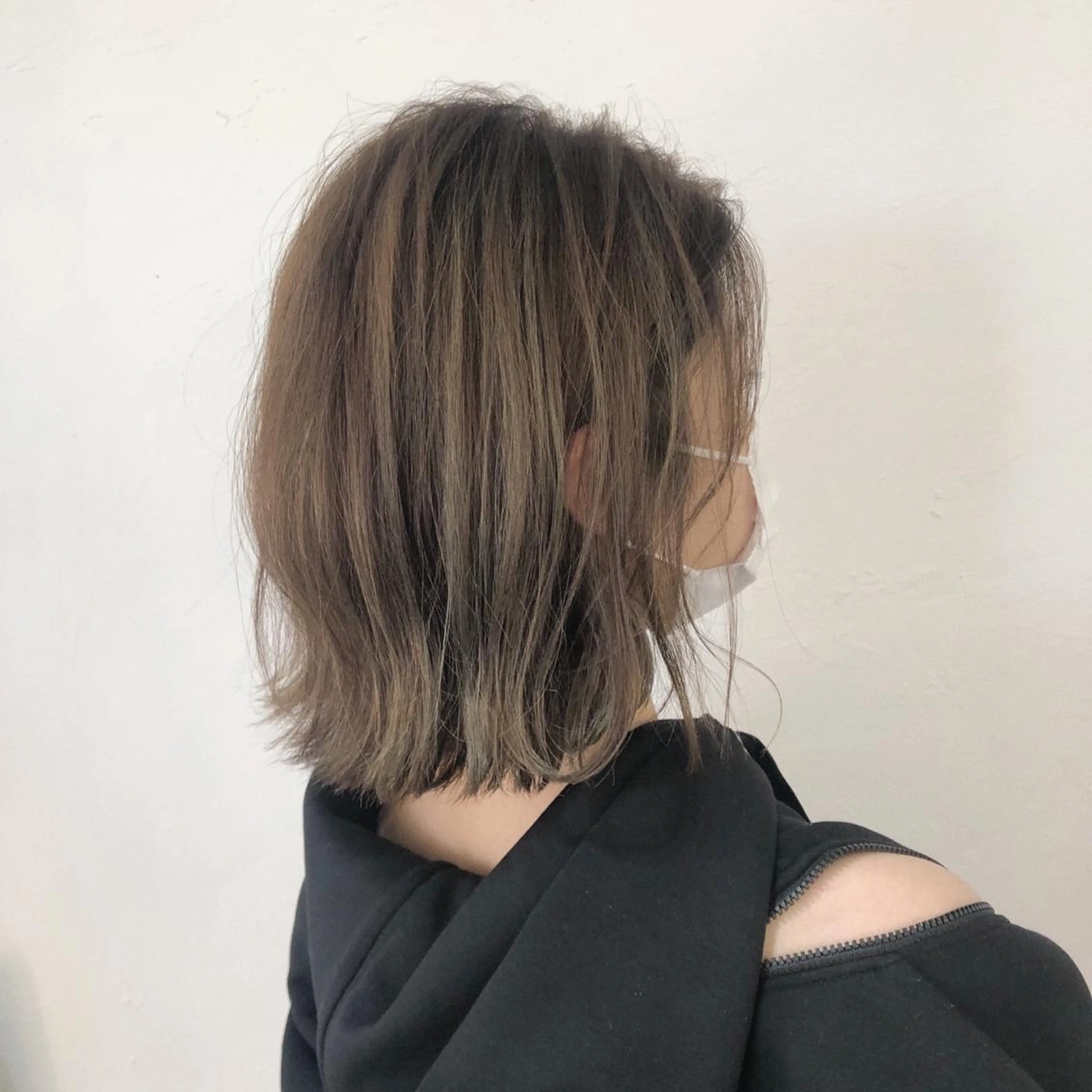 ミディアム カラー 冨木 雄斗のヘアスタイル