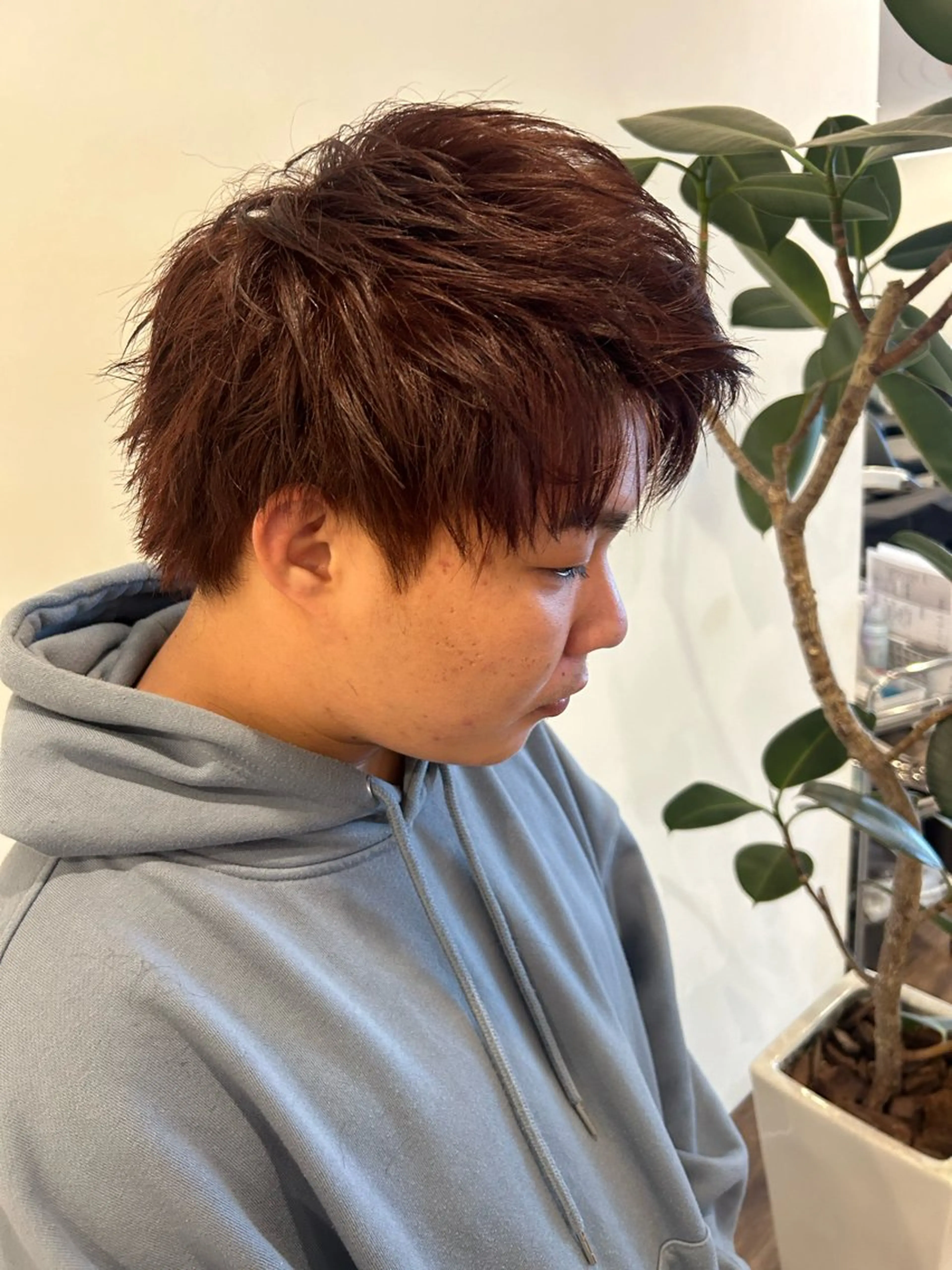 カラー メンズ カット ヘアカラー SHIHO 《BASE.》のヘアスタイル