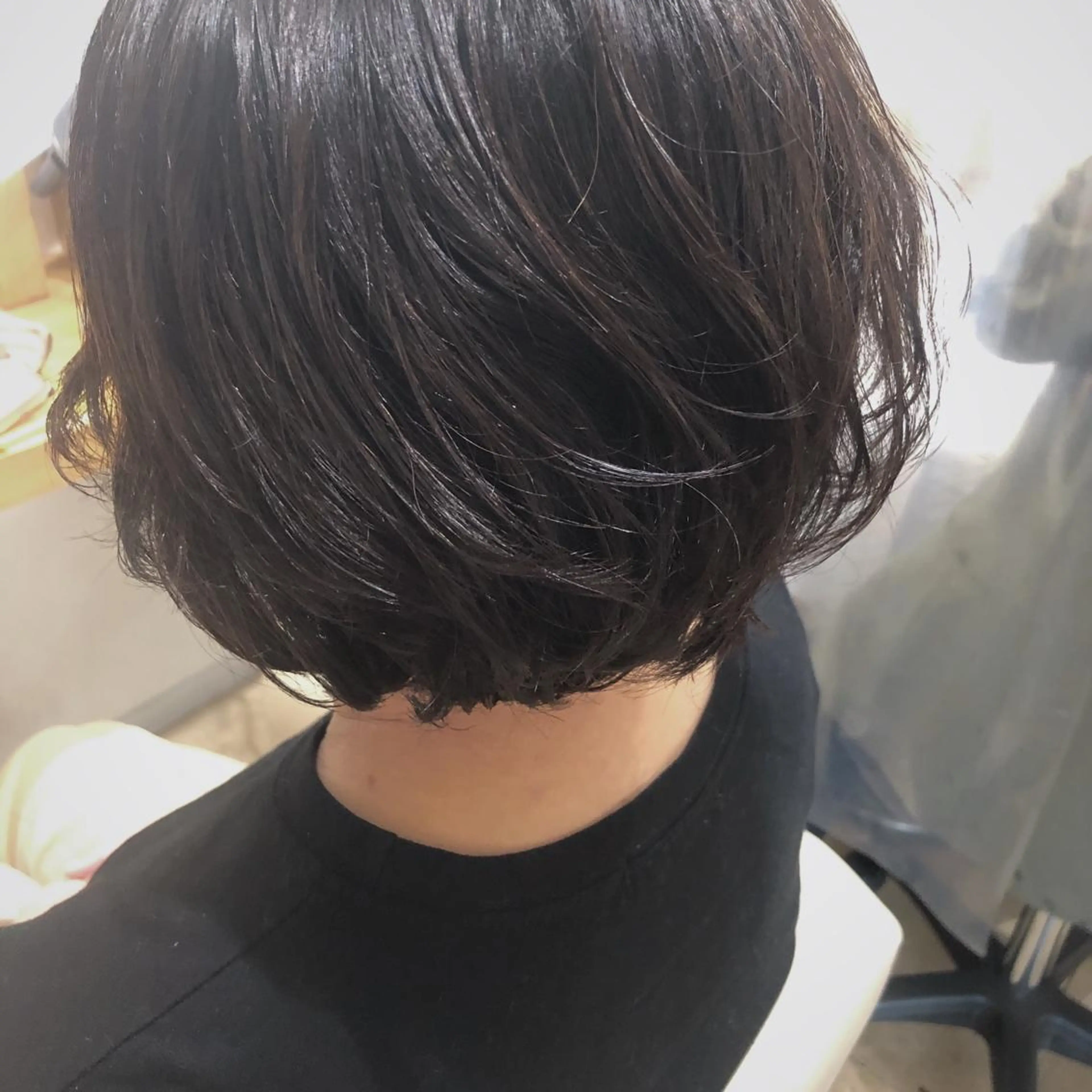 ミディアム カラー ボブ くせ毛 髪質改善とカラー特化 ✨Hito.nowaのヘアスタイル