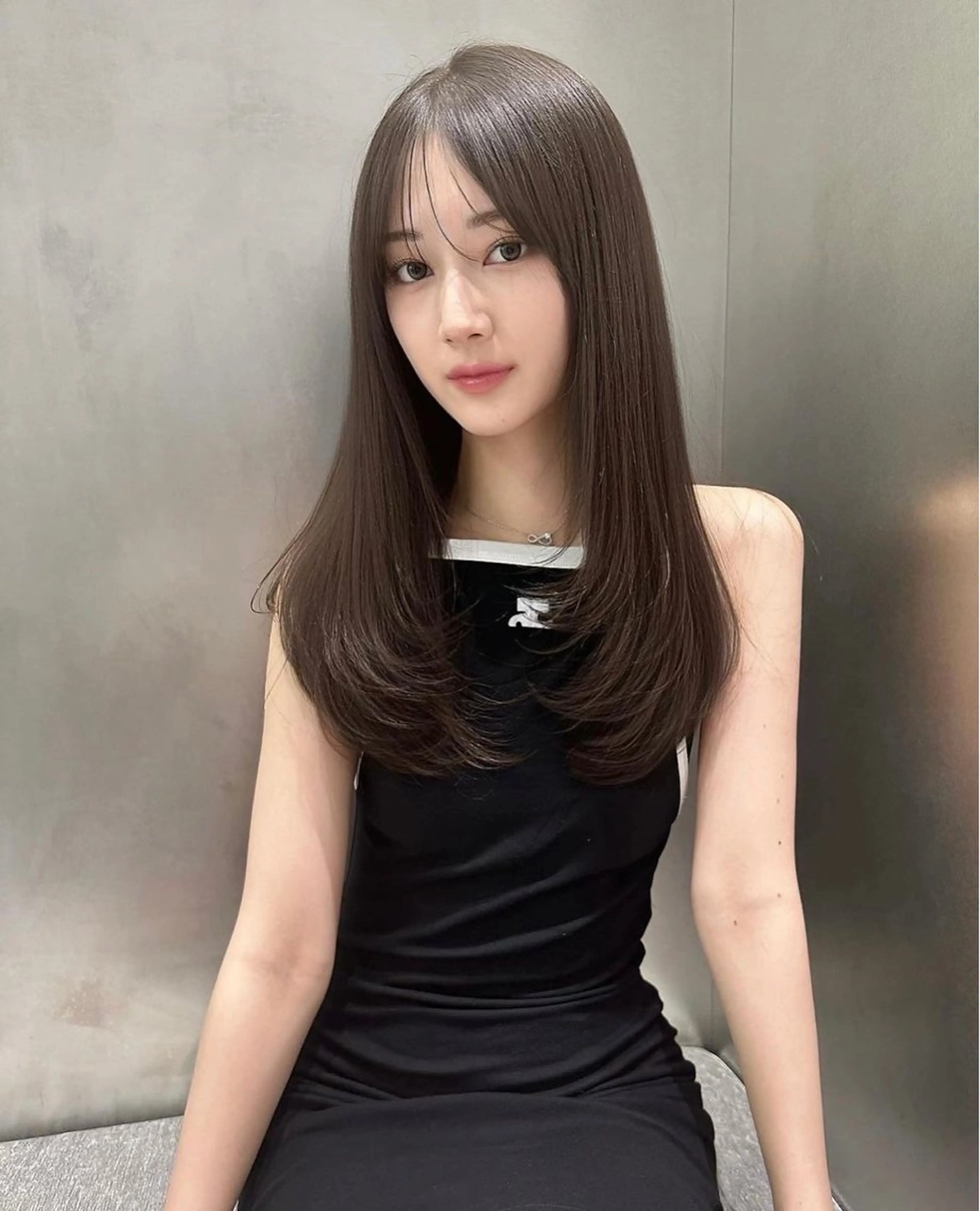 ロング カラー TRICCA 銀座所属・奏羽　"ショート ・ボブ ・レイヤー"のヘアスタイル