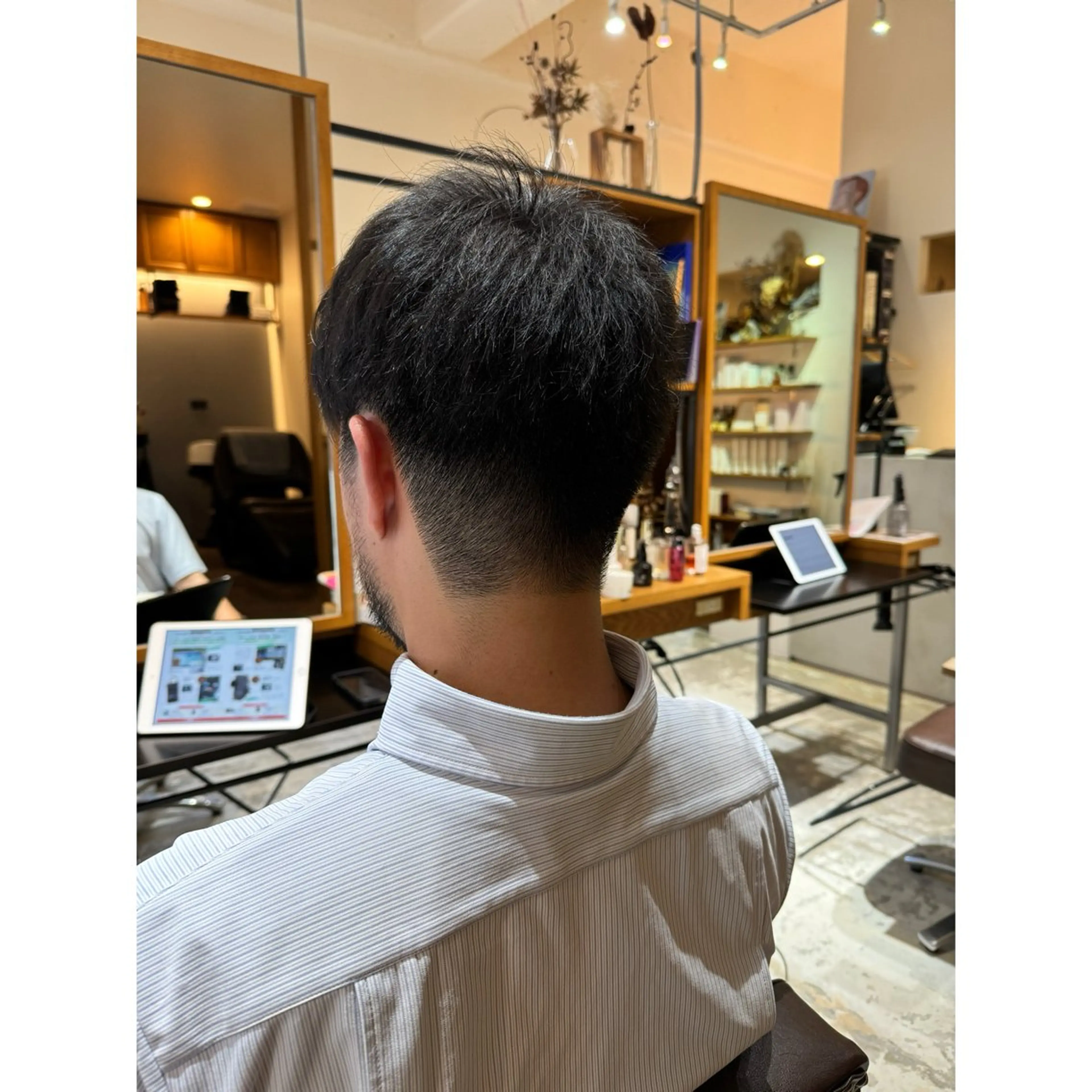 ショート カット 喜友名洸季 anoneのヘアスタイル