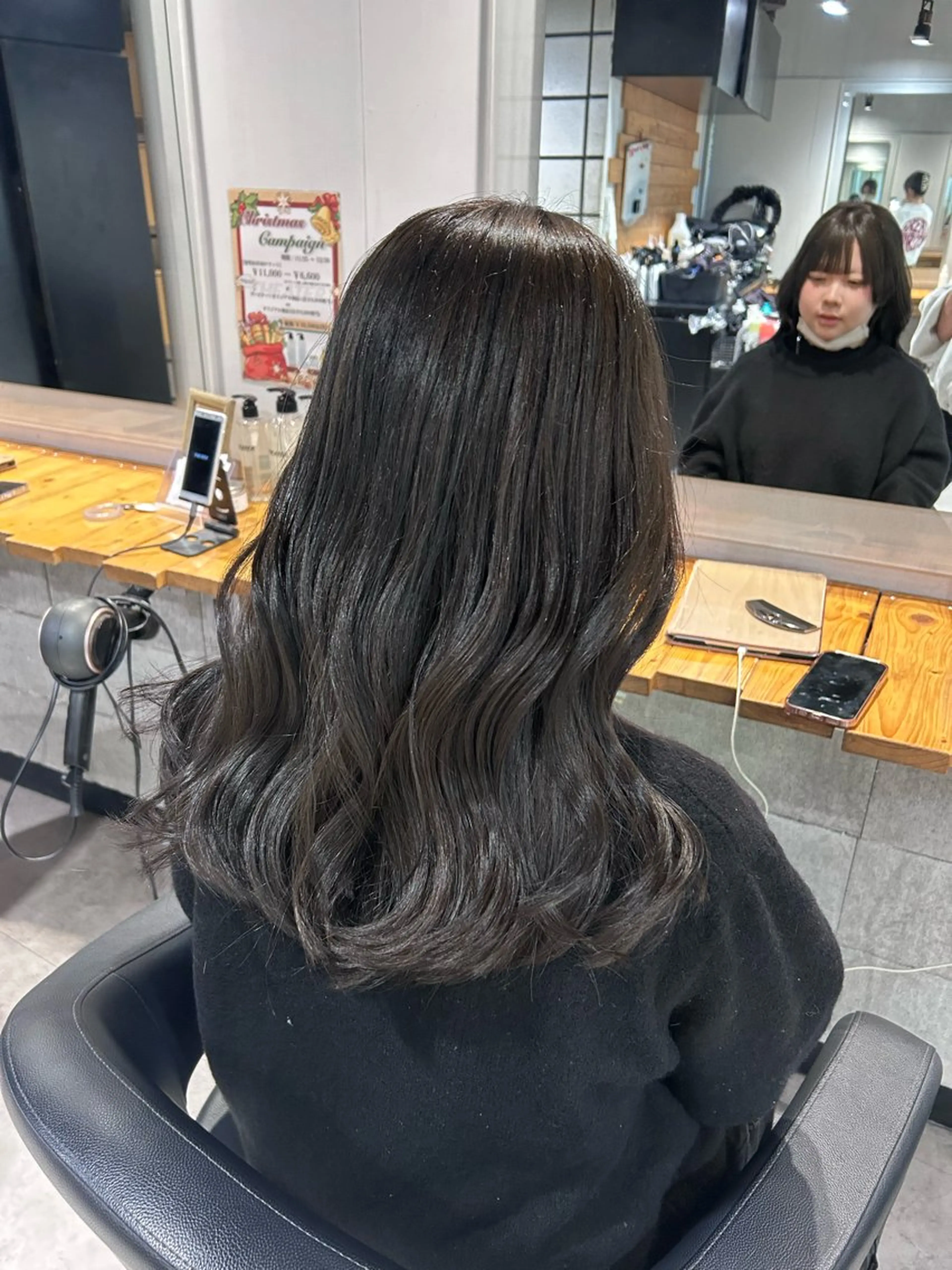 セミロング カット ヘアカラー ヘッドスパ 韓国Style♡ Nanami🇰🇷のヘアスタイル