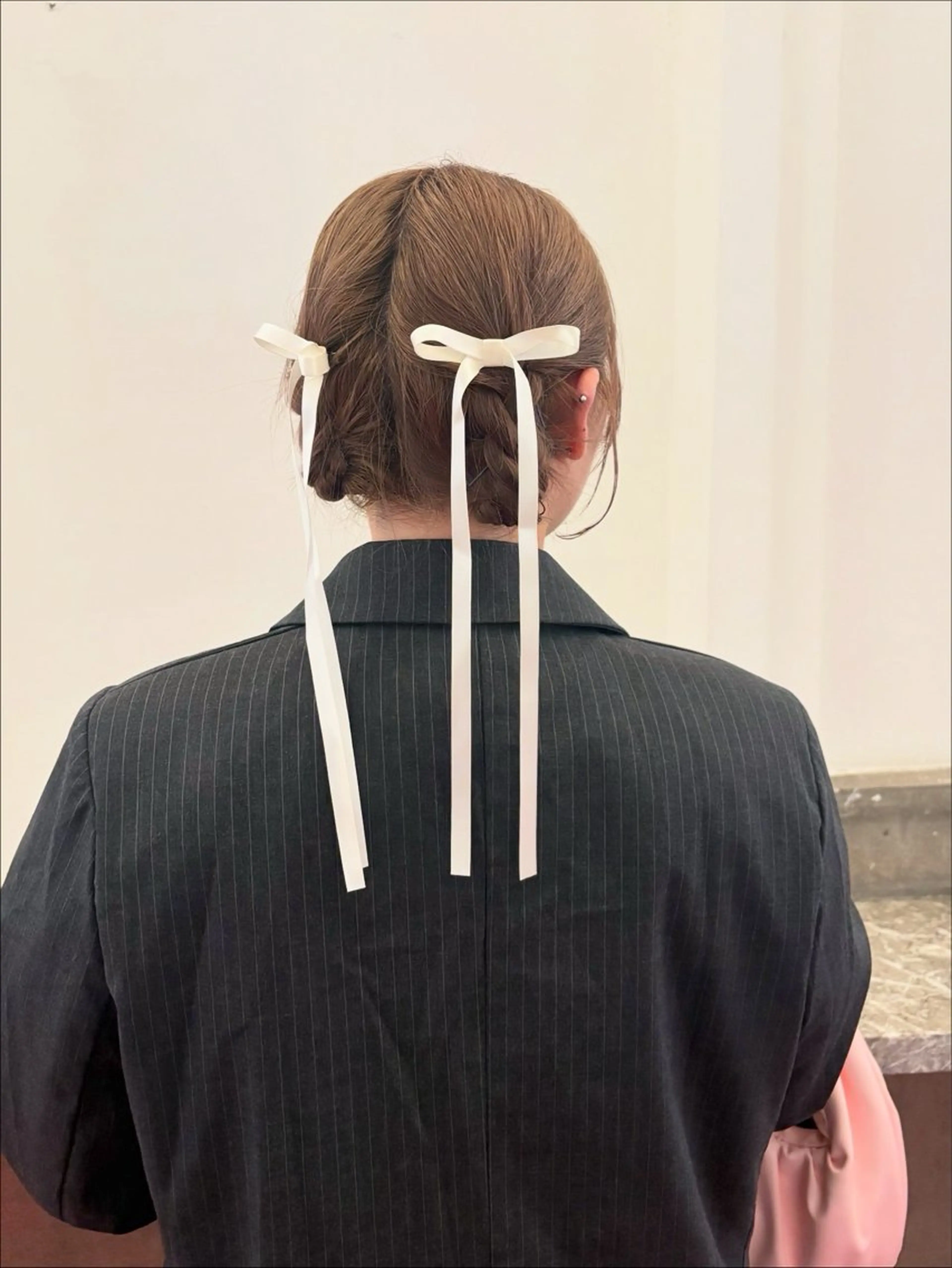 ヘアアレンジ ヘアセット 似合わせ/透明感 /レイヤー/りほ🤍のヘアスタイル