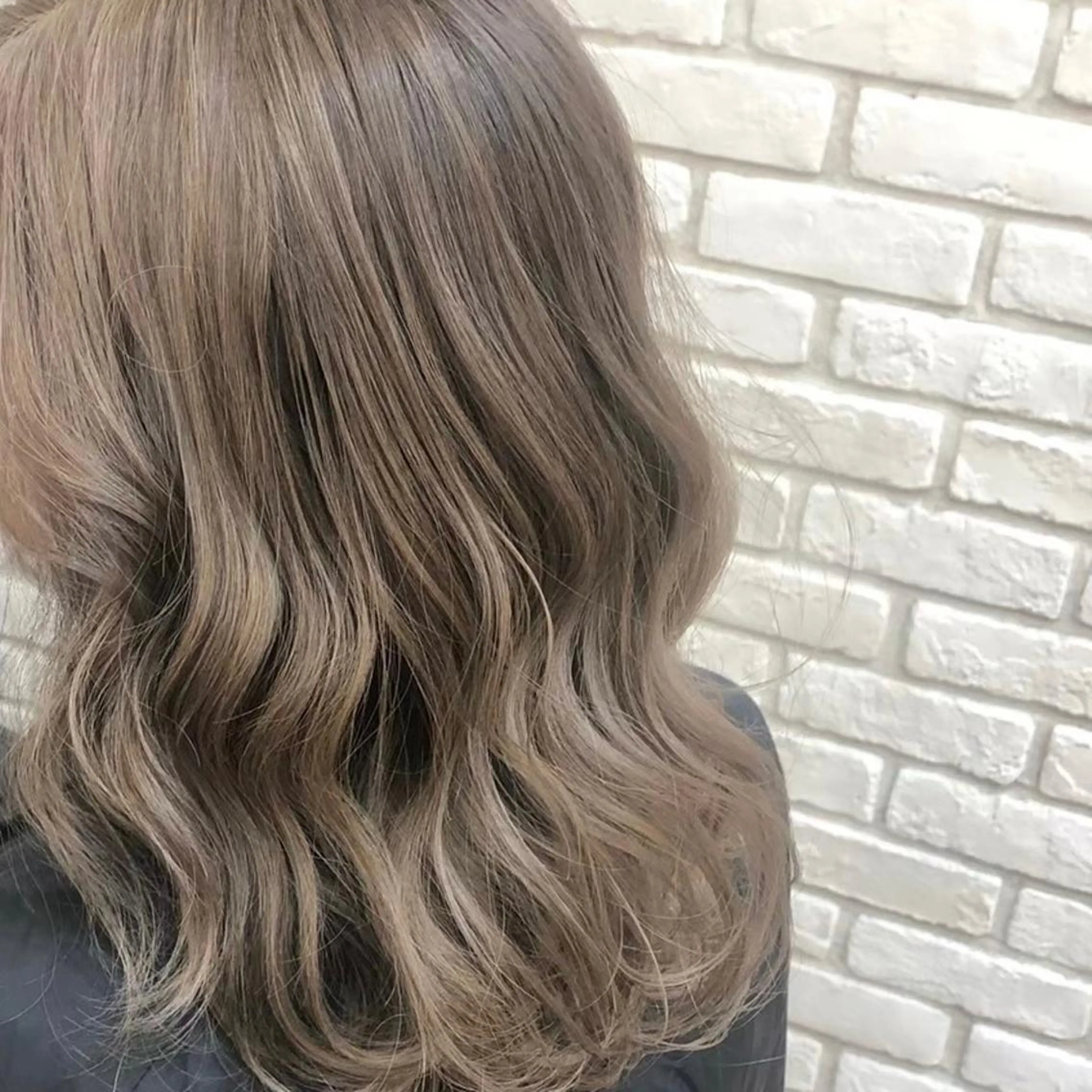 ミディアム カラー メンズパーマ 本多のヘアスタイル