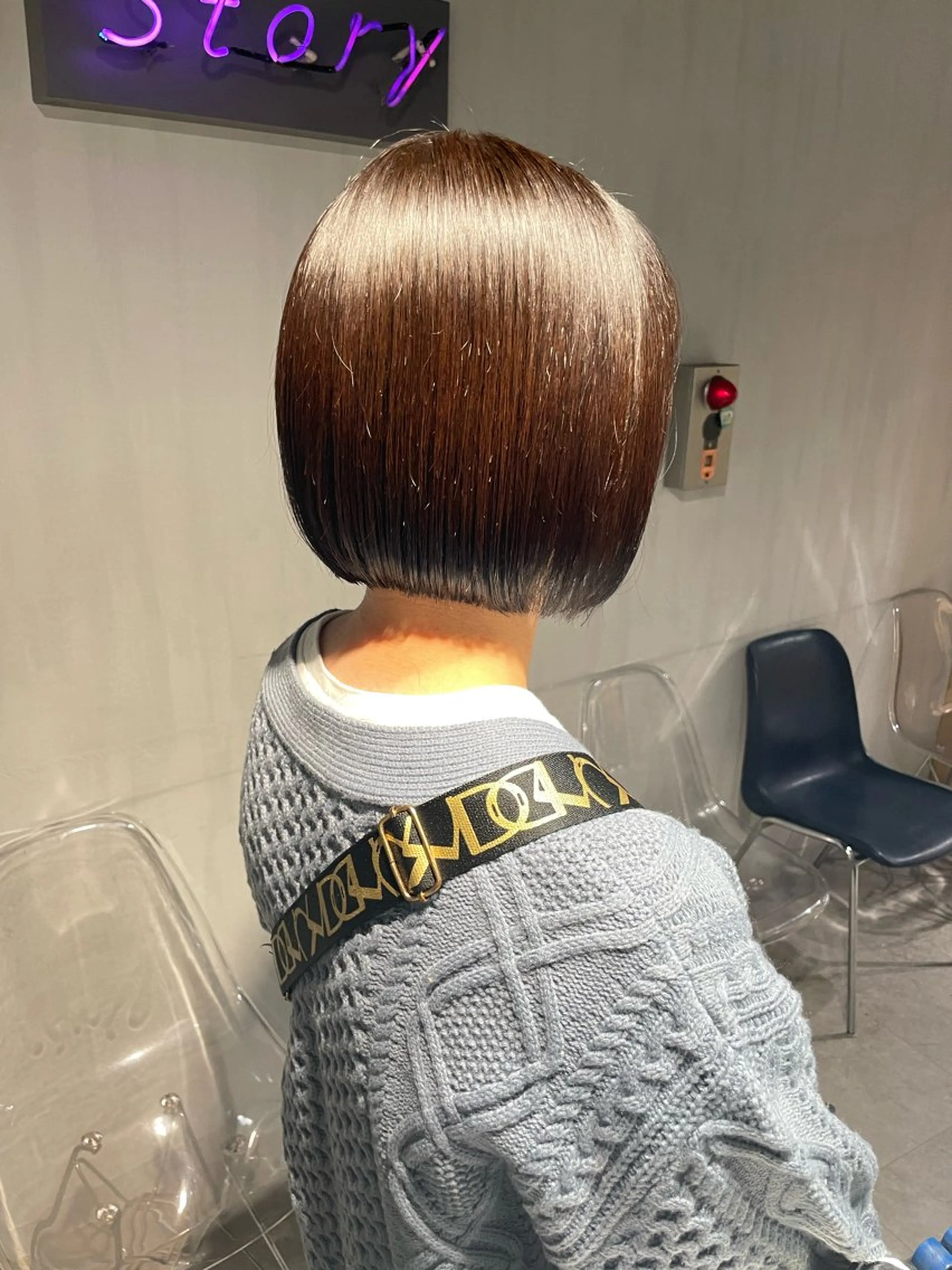 ショート カラー カット ヘアカラー トリートメント ヘッドスパ ヘアセット 🦋ハイトーンボブ ショート🦋トシキのヘアスタイル