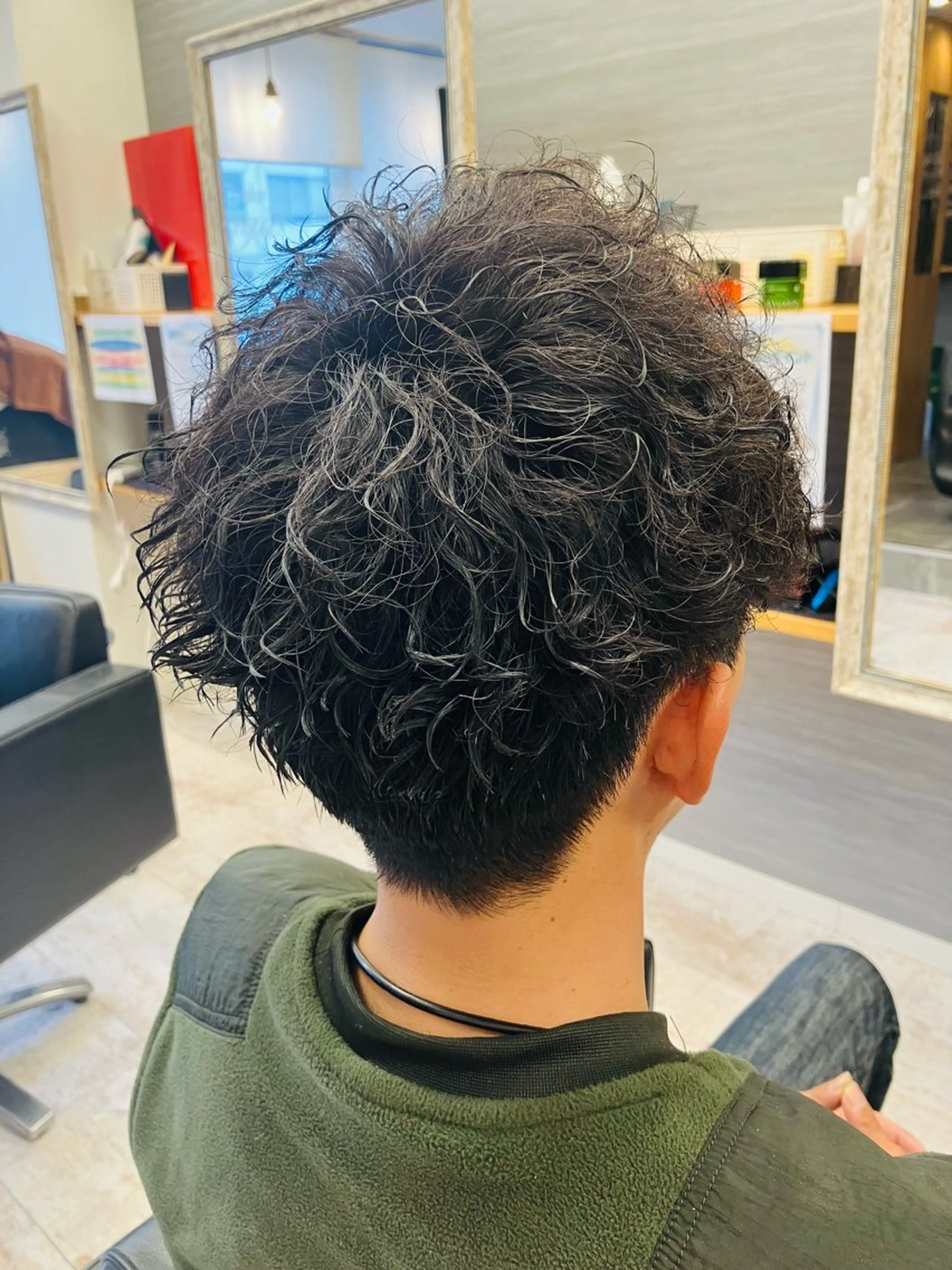 パーマ メンズ カット パーマ メンズ特化/パーマ/ フェードWATARUのヘアスタイル