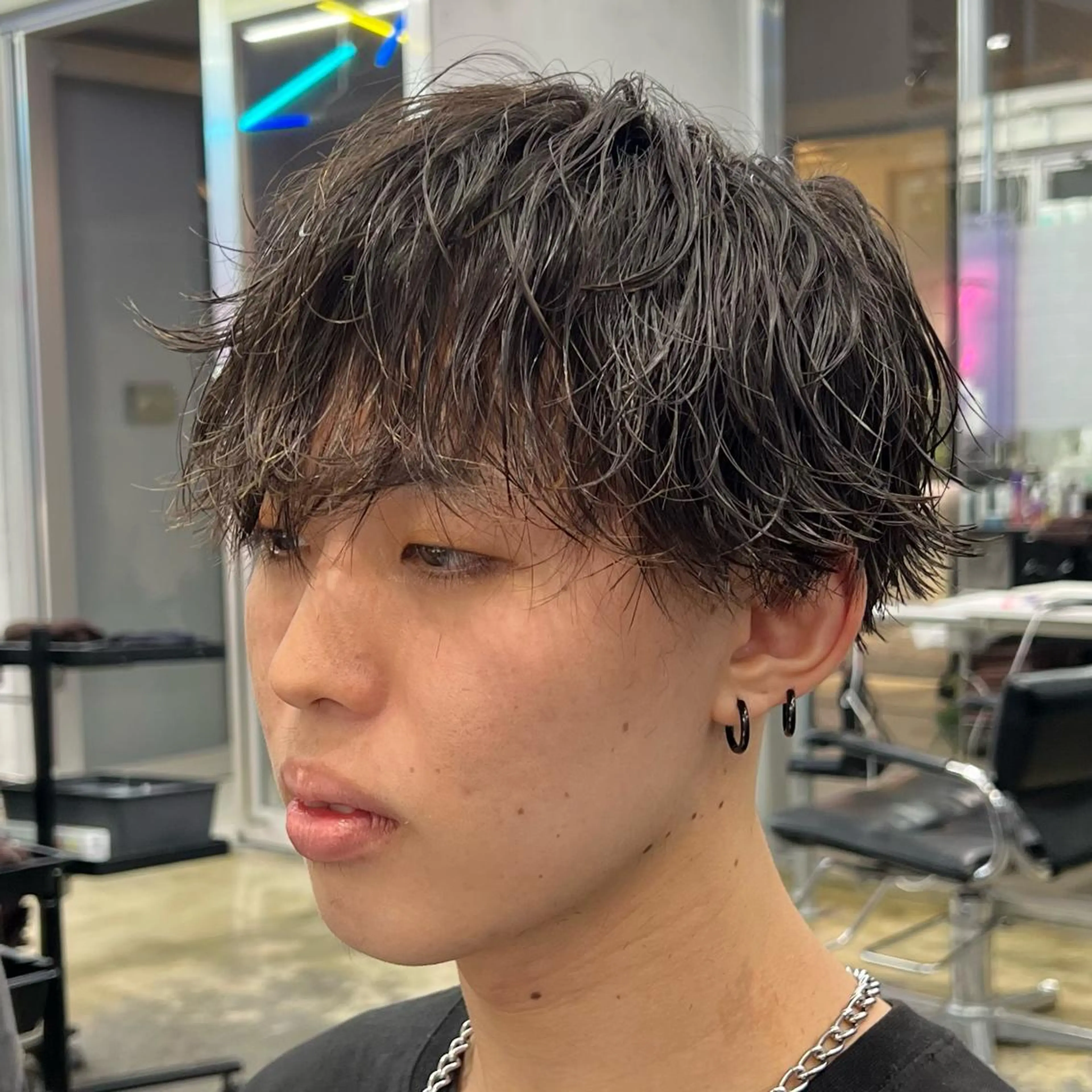 パーマ メンズ 似合わせパーマ/ 艶髪矯正/文哉のヘアスタイル