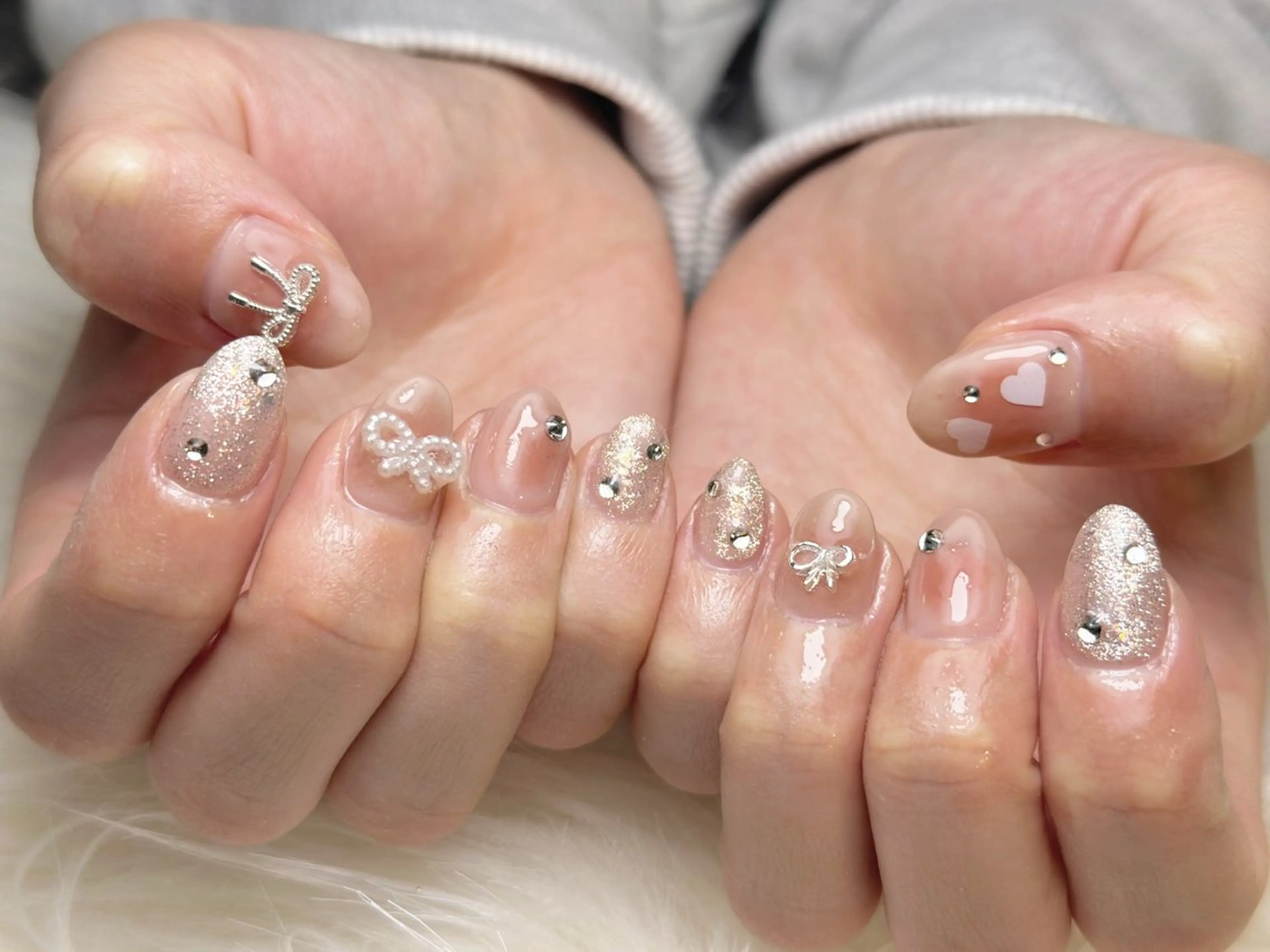 ネイル La vie mi nailニュアンスのネイルデザイン