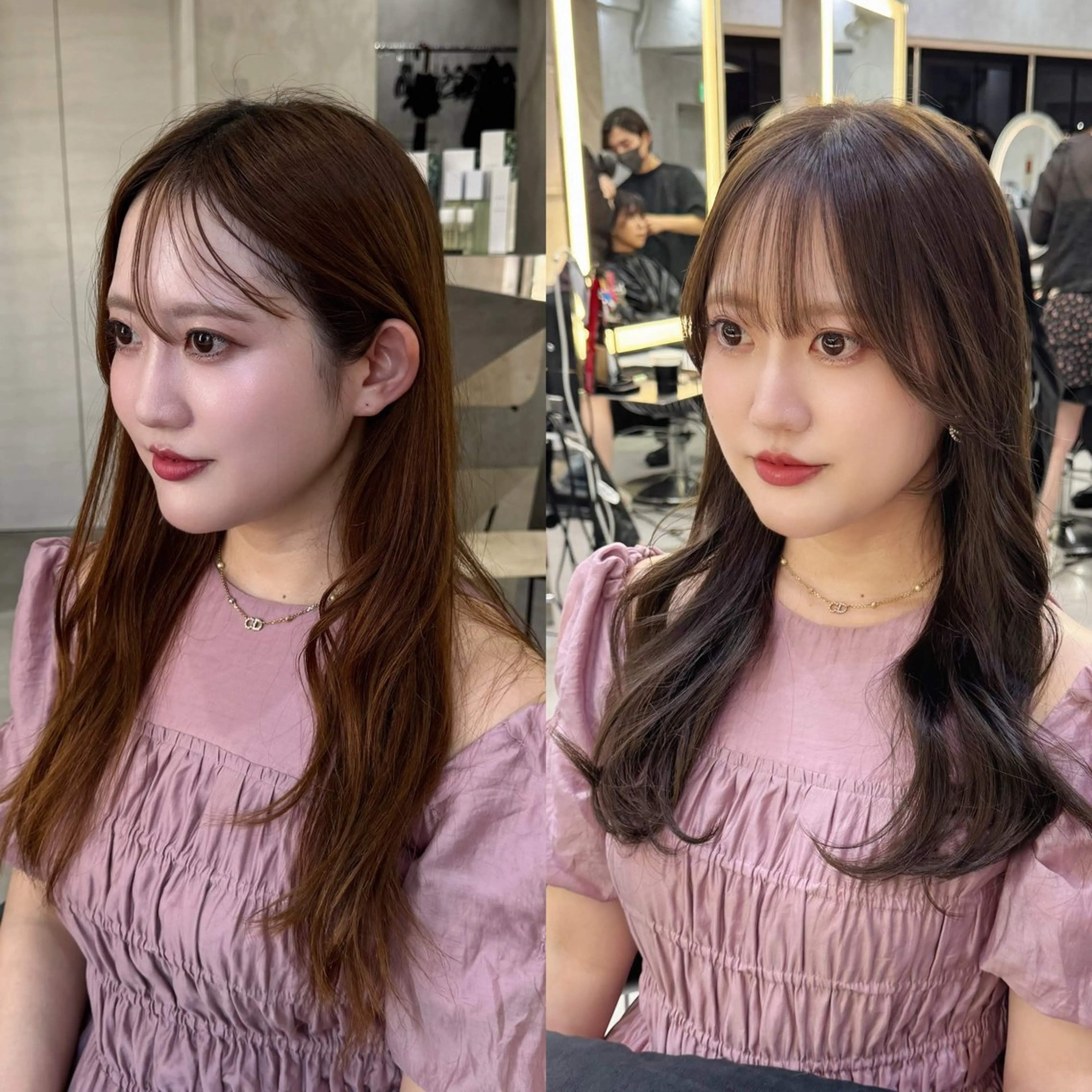 ロング 韓国ヘア　髪質改善 🌹レイヤー　芹奈のヘアスタイル