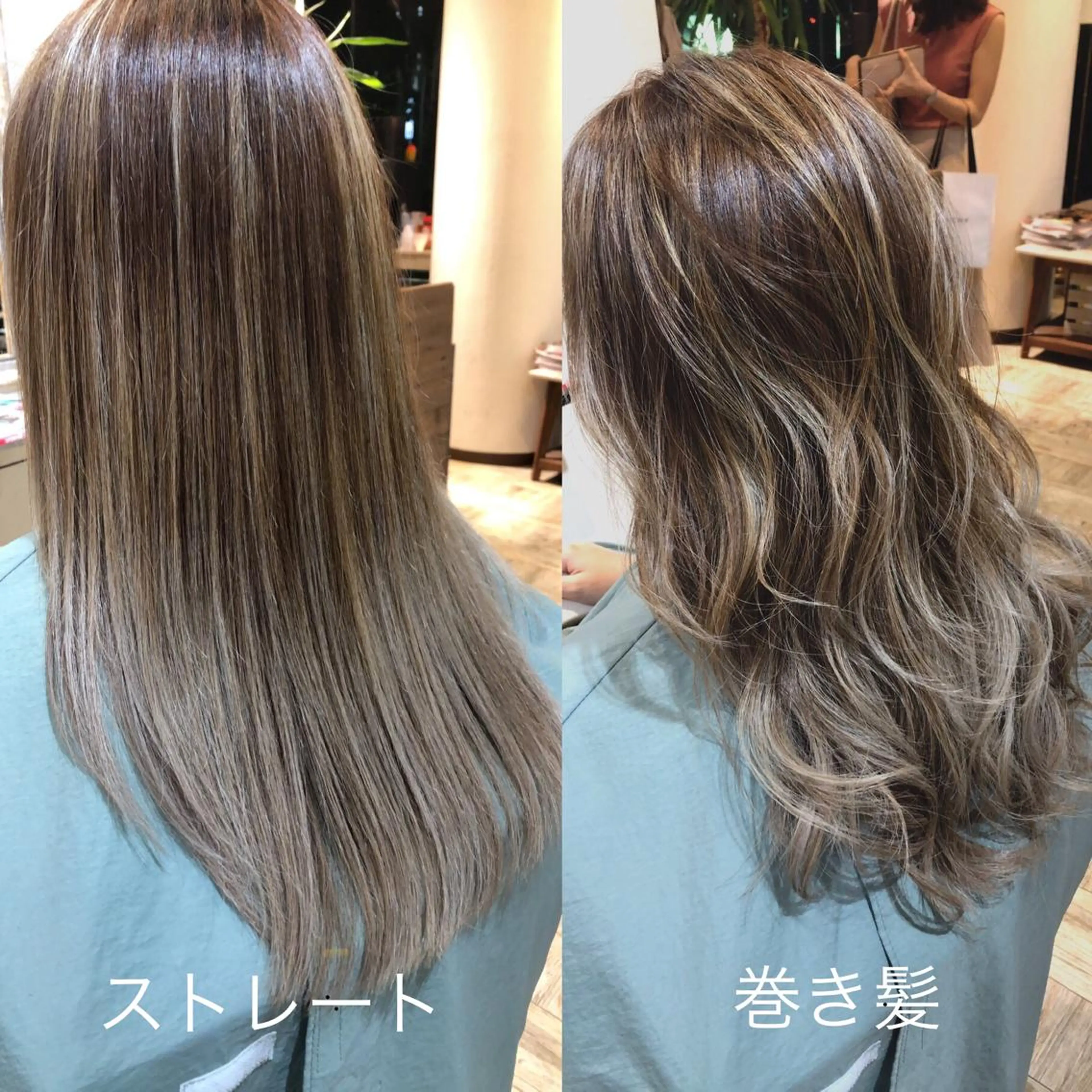 ロング カラー ハイライトカラー イルミナカラー ハイライト 【垢抜け大人髪】 TIARA西山のヘアスタイル