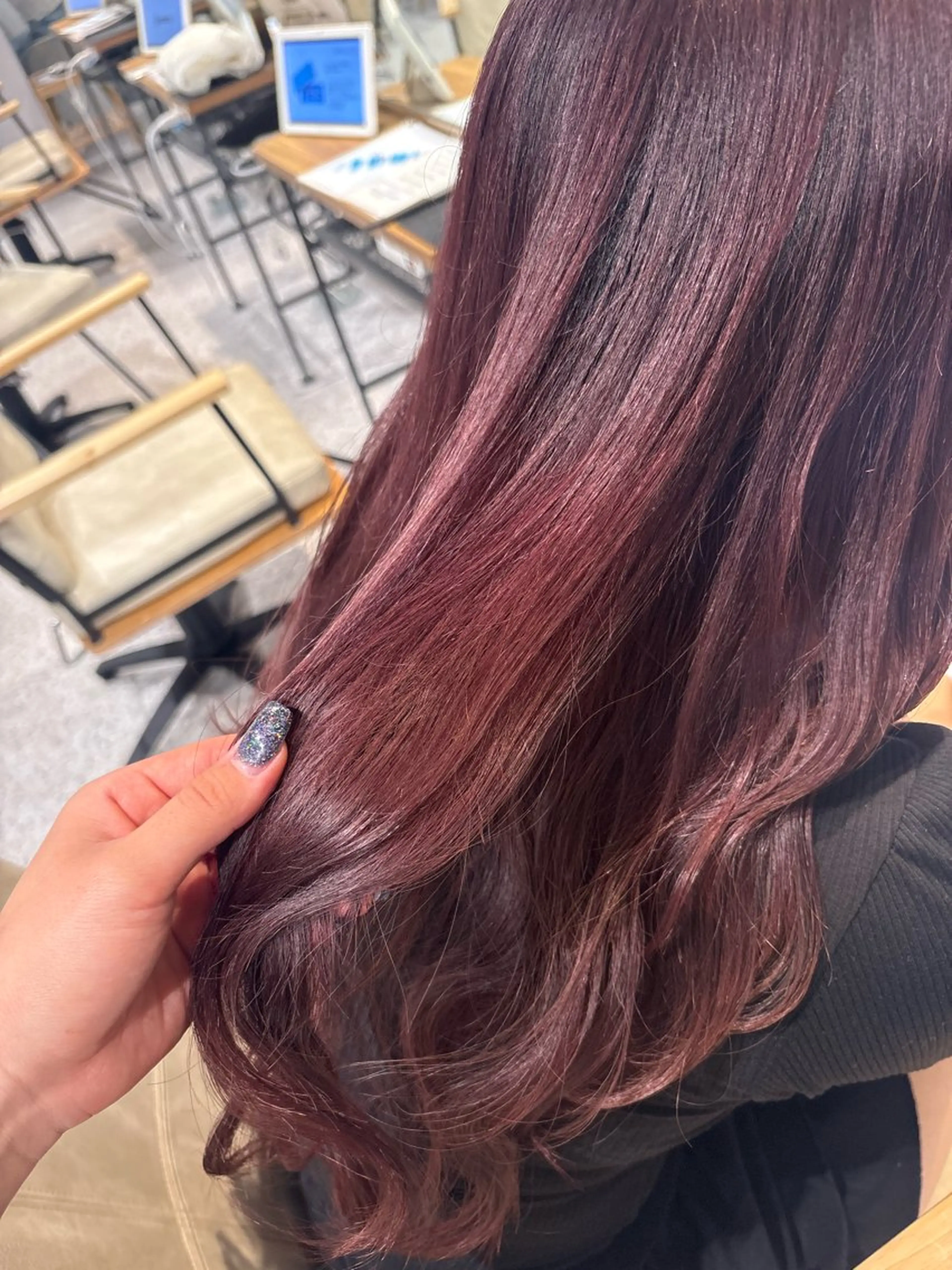 セミロング カラー ヘアカラー ブリーチ/カラー りん🩷のヘアスタイル