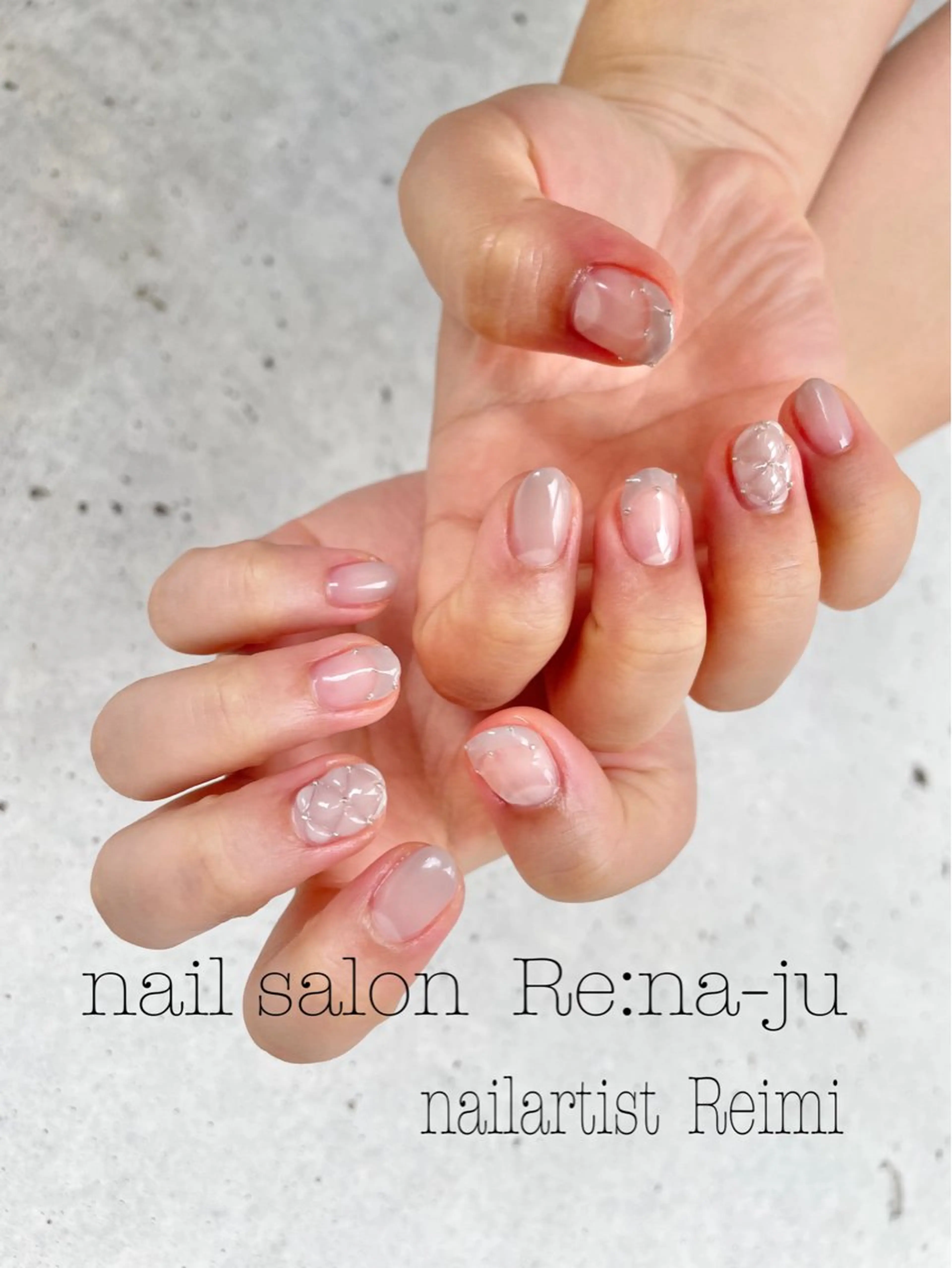 ネイル 持ち込み nail salon Re:na-juのネイルデザイン
