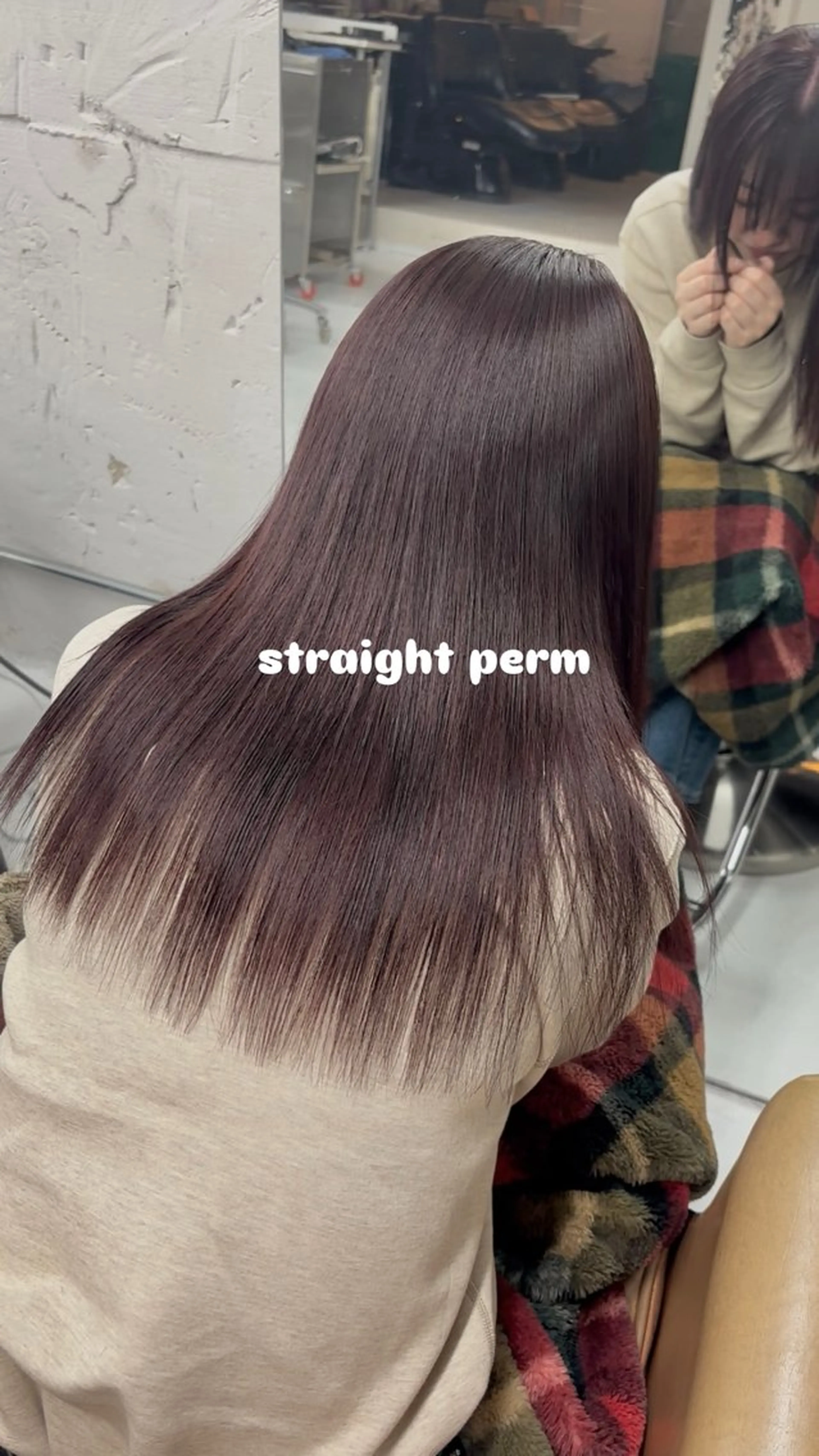 ロング ヘアカラー 縮毛矯正 トリートメント ブリーチෆ‪髪質改善 🎀ོ白岩亜実🎀ོのヘアスタイル
