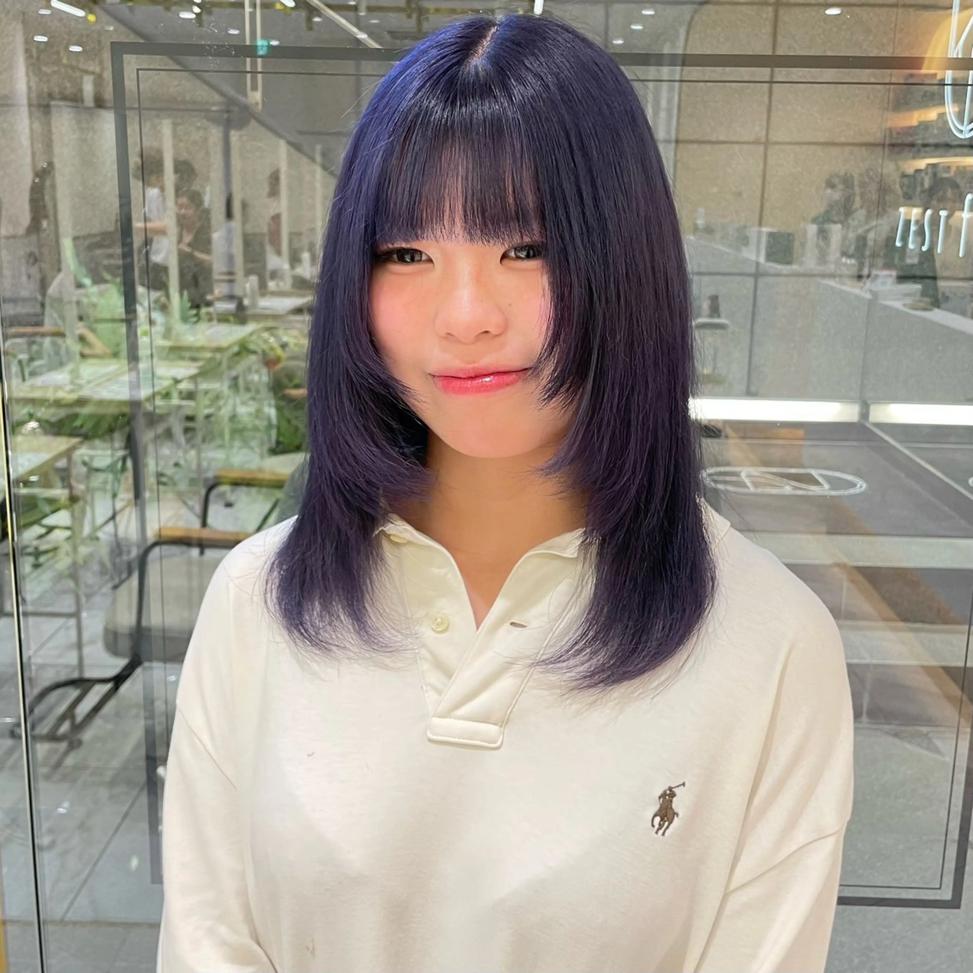 カラー ハイトーンカラー 透明感カラー/ 縮毛矯正/ユイ☆彡のヘアスタイル