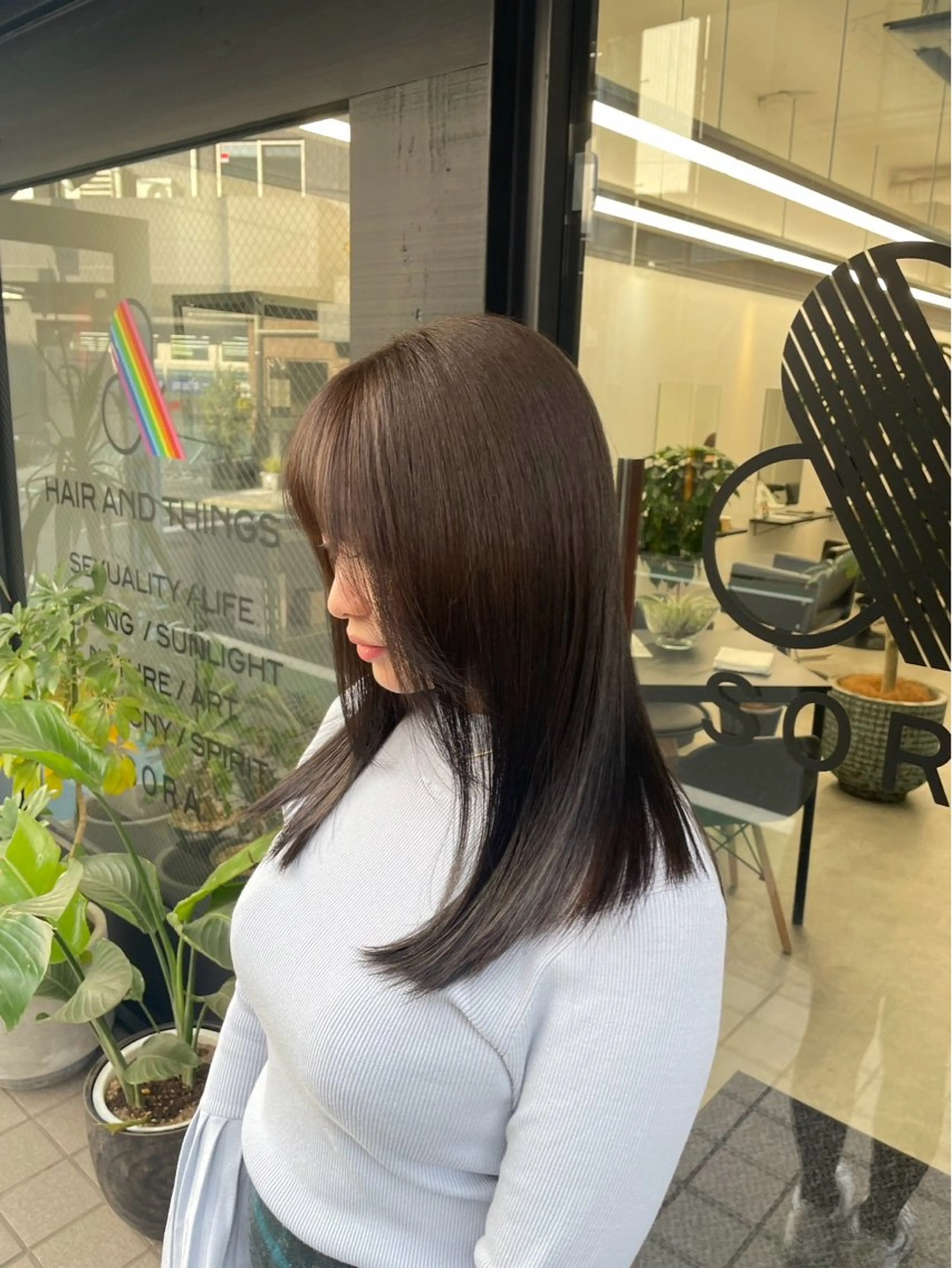 カラー 縮毛矯正 minnano・policy所属・miu 💫のヘアスタイル