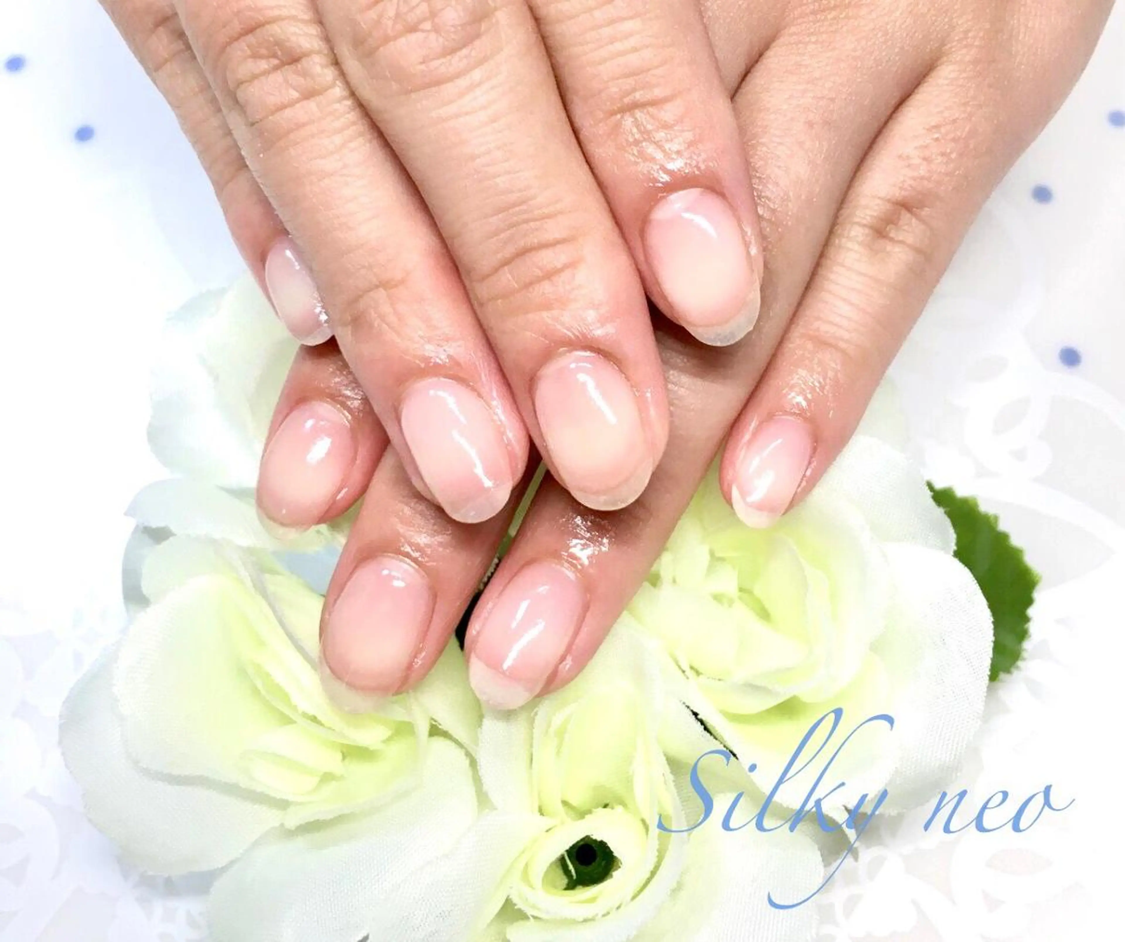 ネイル クリアネイル ジェルネイル Silky_nail _soraのネイルデザイン