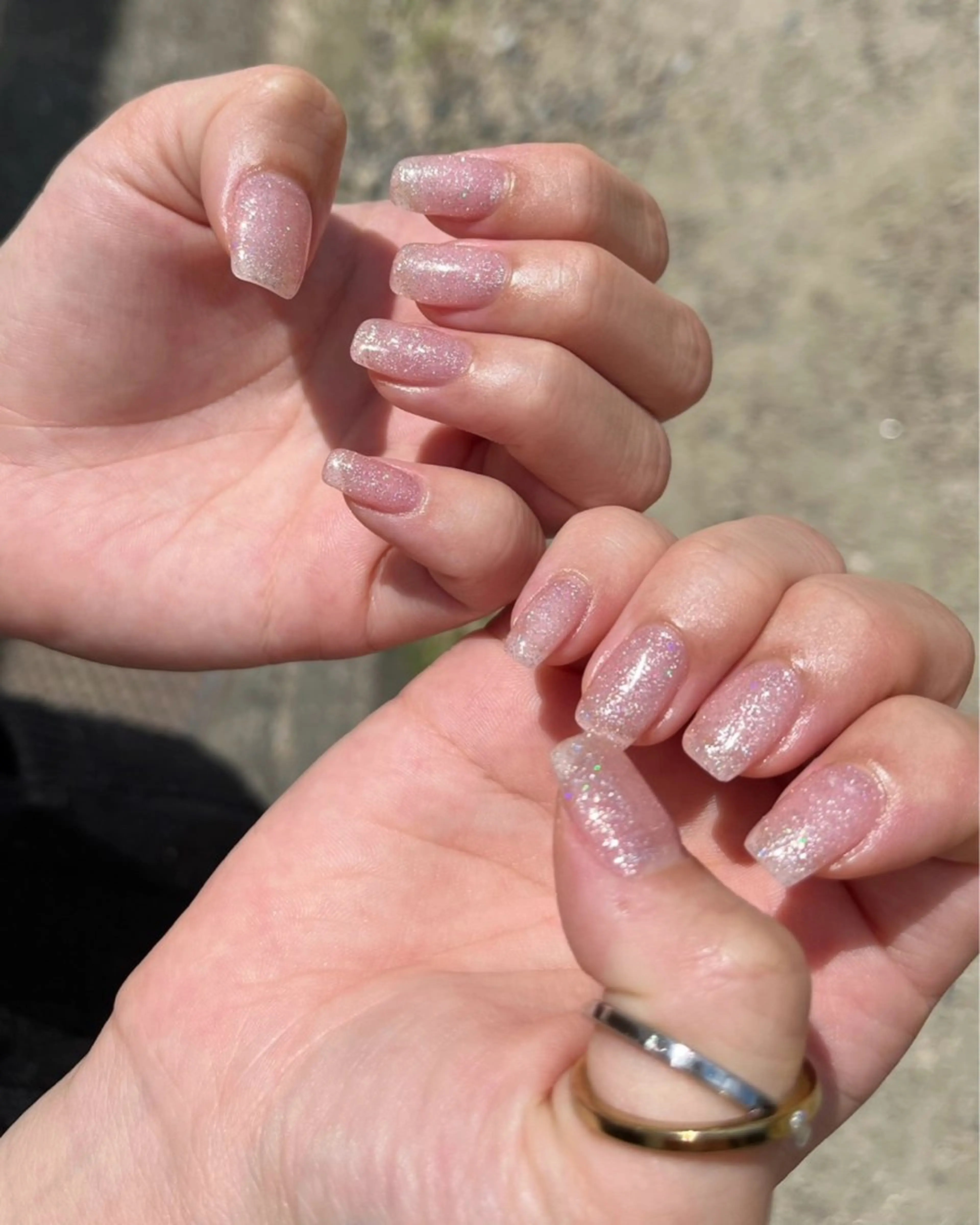 ネイル フラッシュネイル ピンク ハンドネイル Lofinails ちひろのネイルデザイン