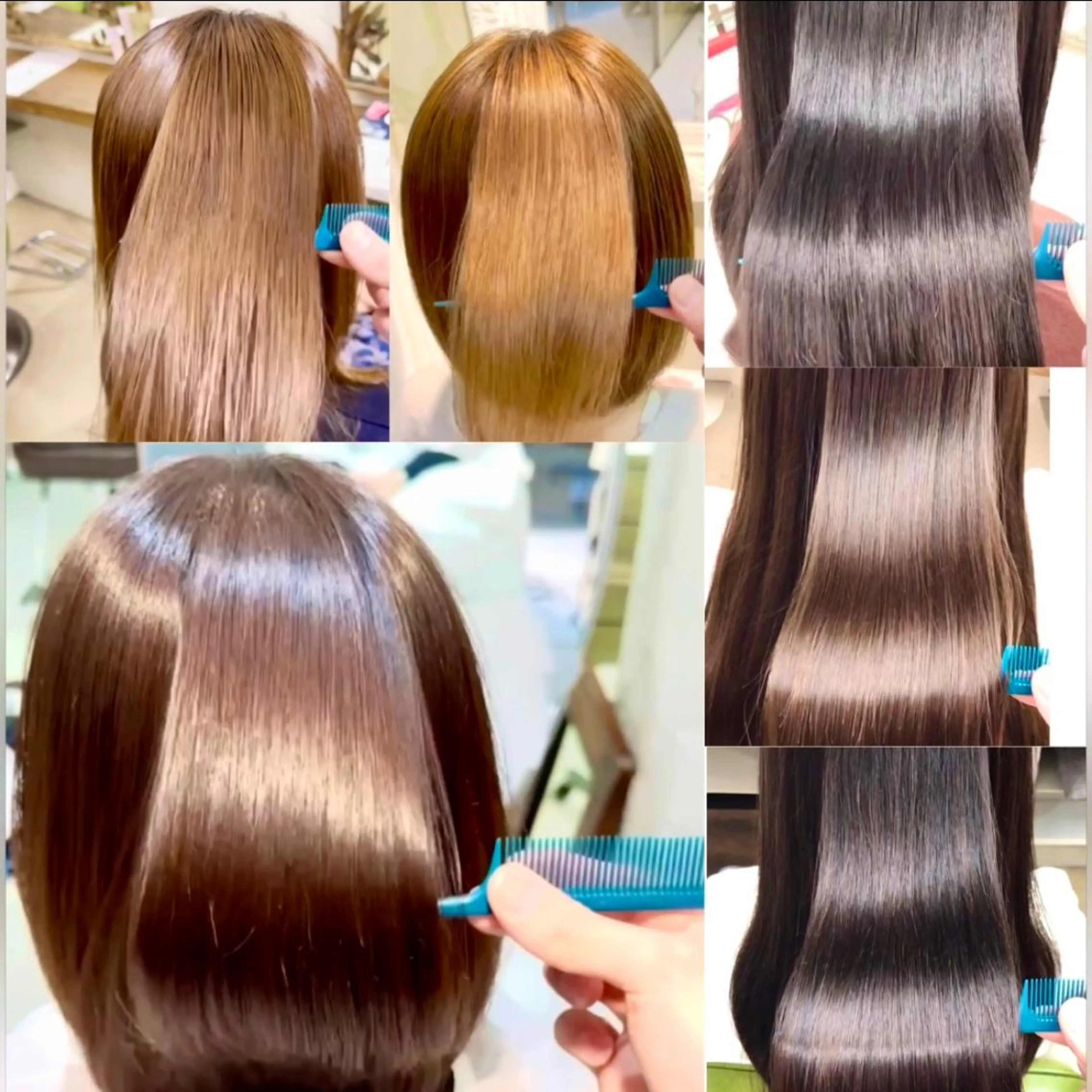 セミロング パーマ 縮毛矯正 Litmus hair salon所属・二子玉川/脱白髪染 /髪質改善/ソーエンのヘアスタイル