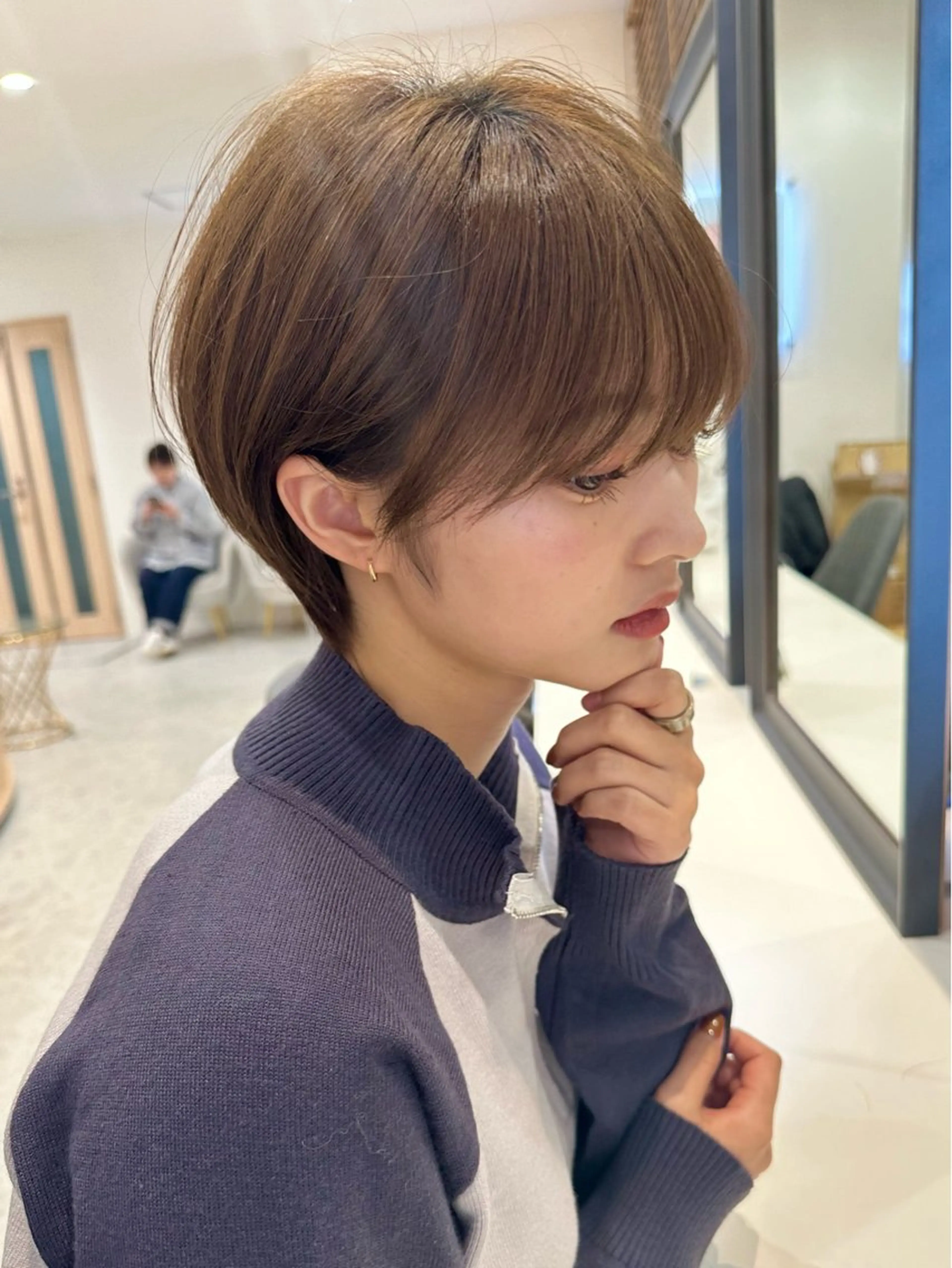 ショート けいし🐬ボブ ショート艶髪カラー✨のヘアスタイル