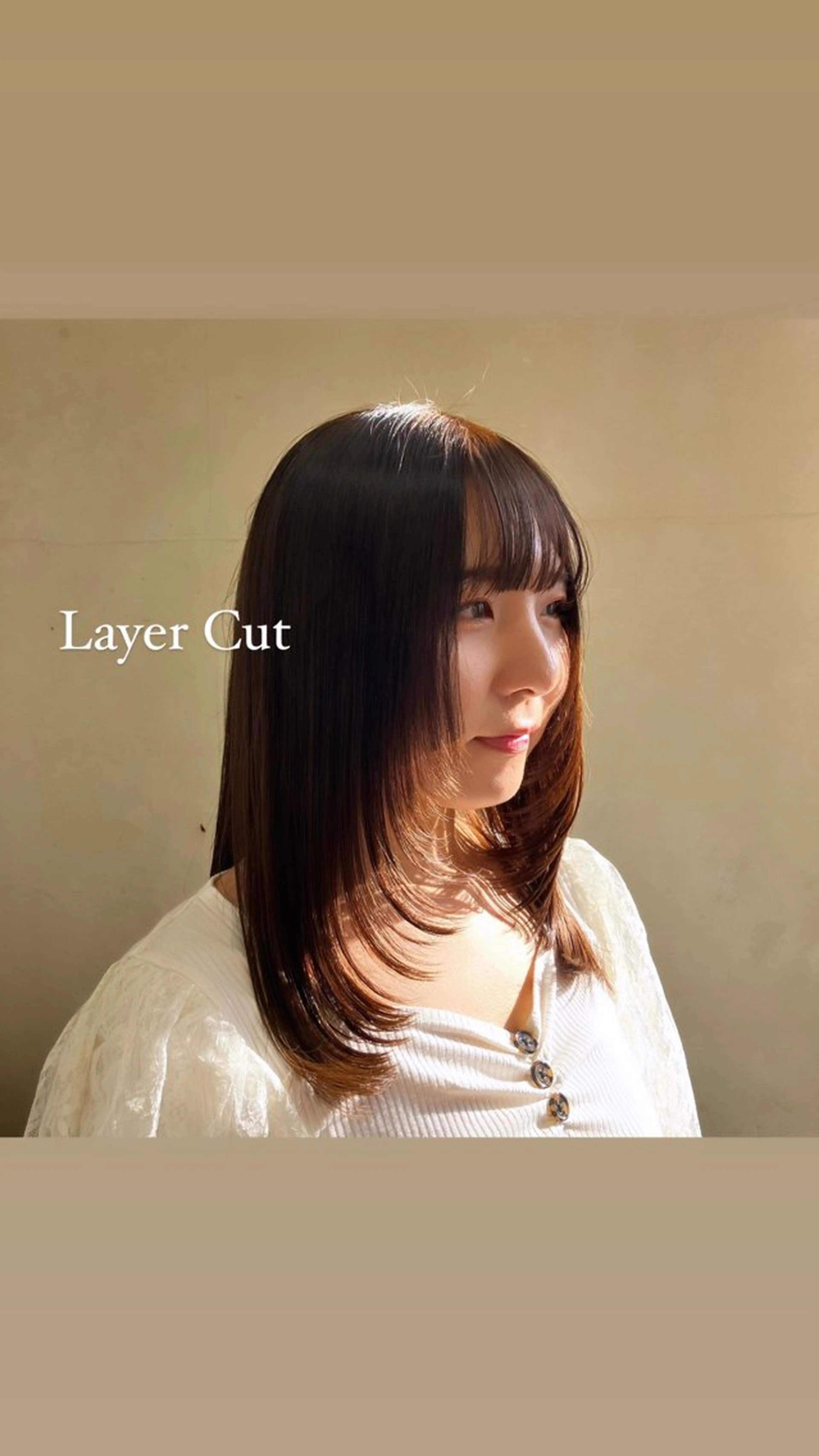 ロング カット トリートメント 西 沙菜/トレンド カラー/透明感カラーのヘアスタイル