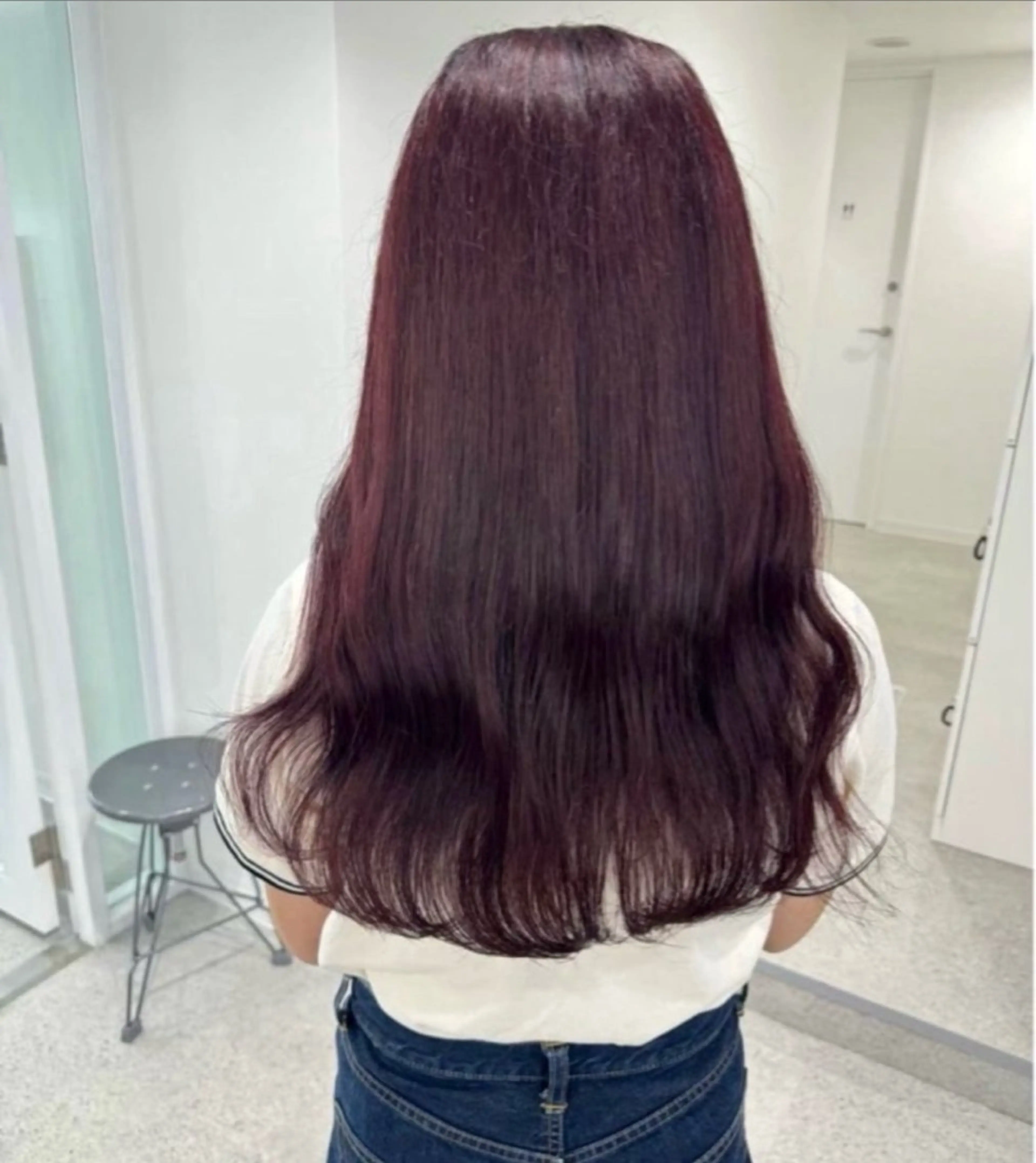 ロング ヘアカラー miku/ラベンダー 透明感カラー🪻❤︎のヘアスタイル