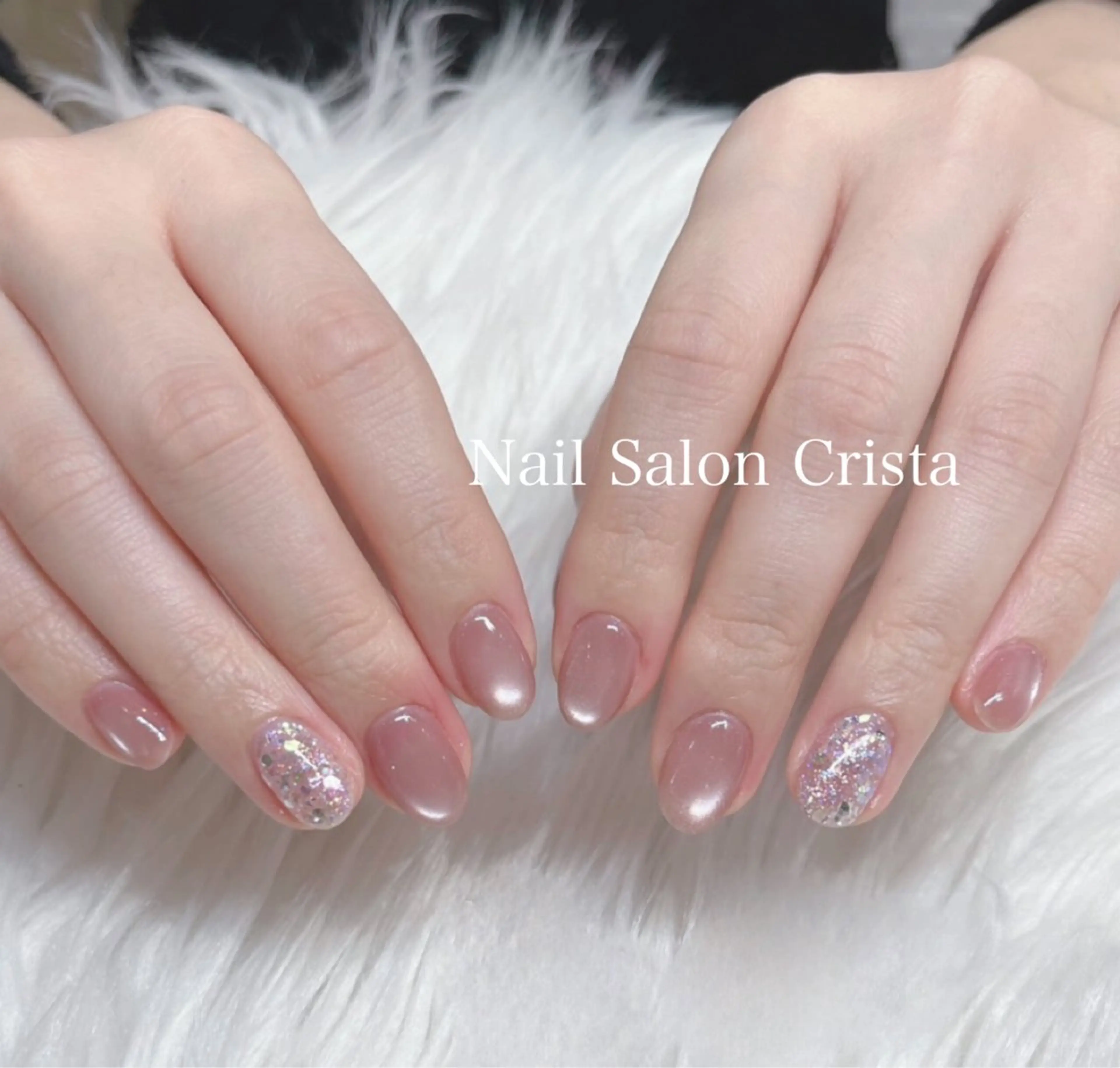 ネイル ジェルネイル マグネットネイル パラジェル ハンドネイル CRISTA所属・CRISTA MOMOのネイルデザイン
